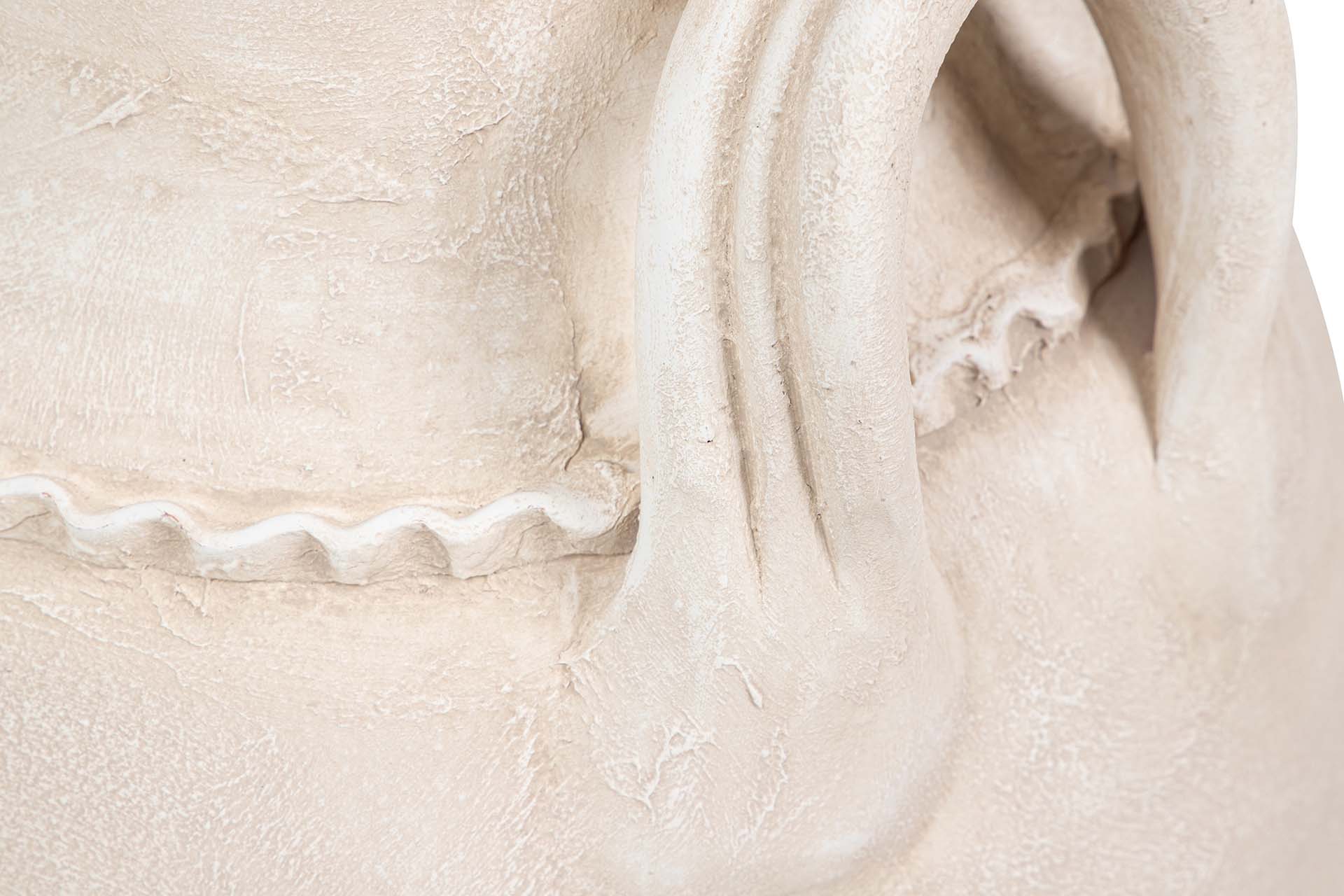 JARRON CERAMICA BEIGE 40x40x70 CM