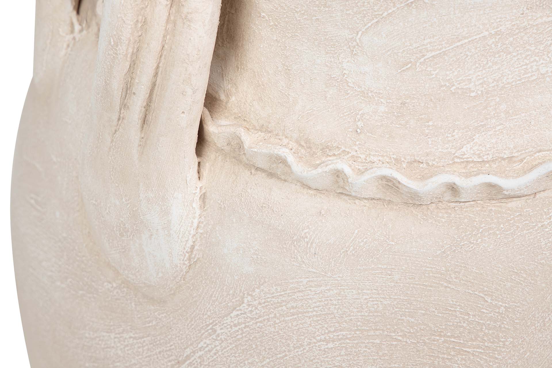 JARRON CERAMICA BEIGE 40x40x70 CM