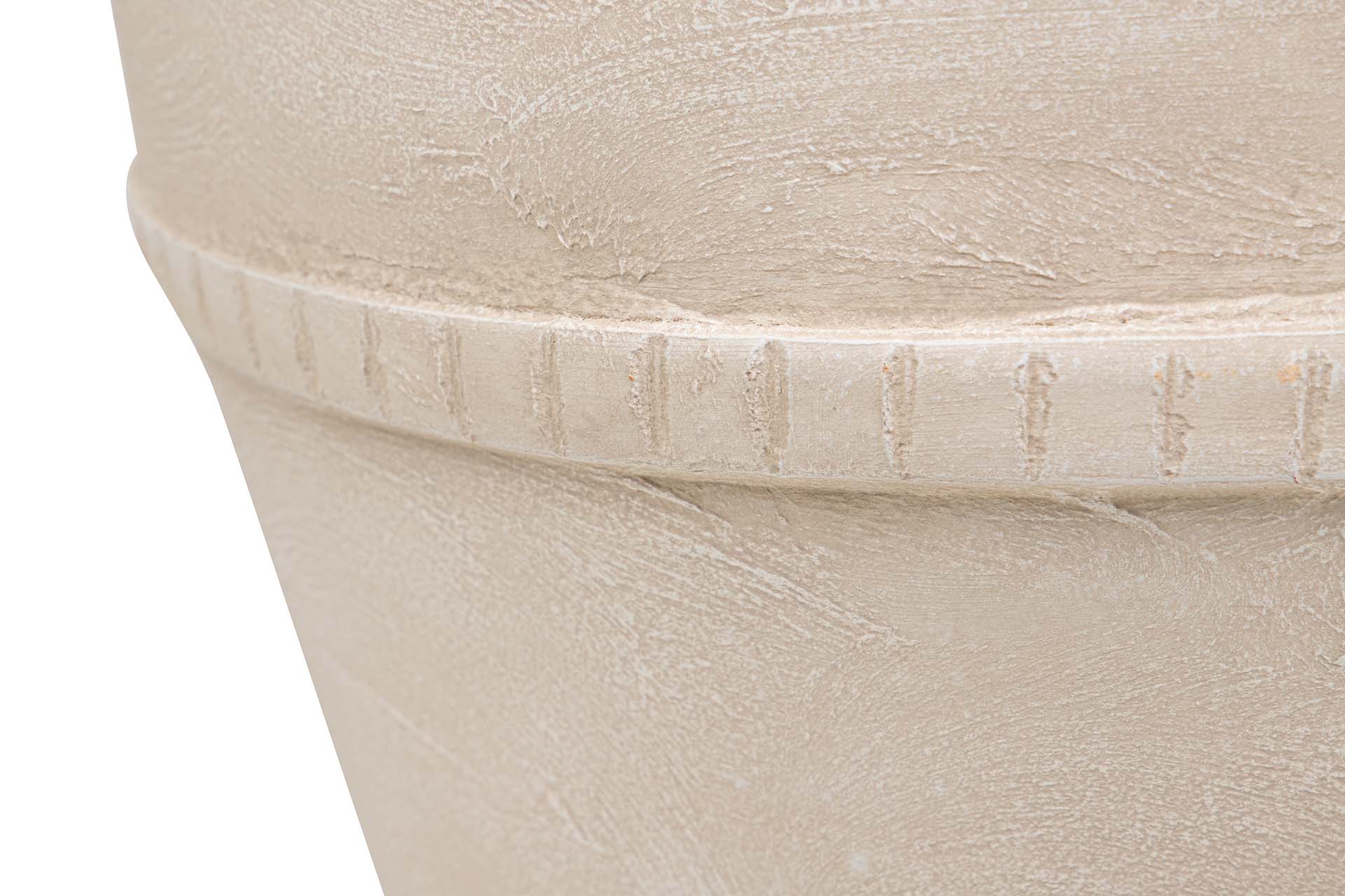 JARRON CERAMICA BEIGE 40x40x70 CM