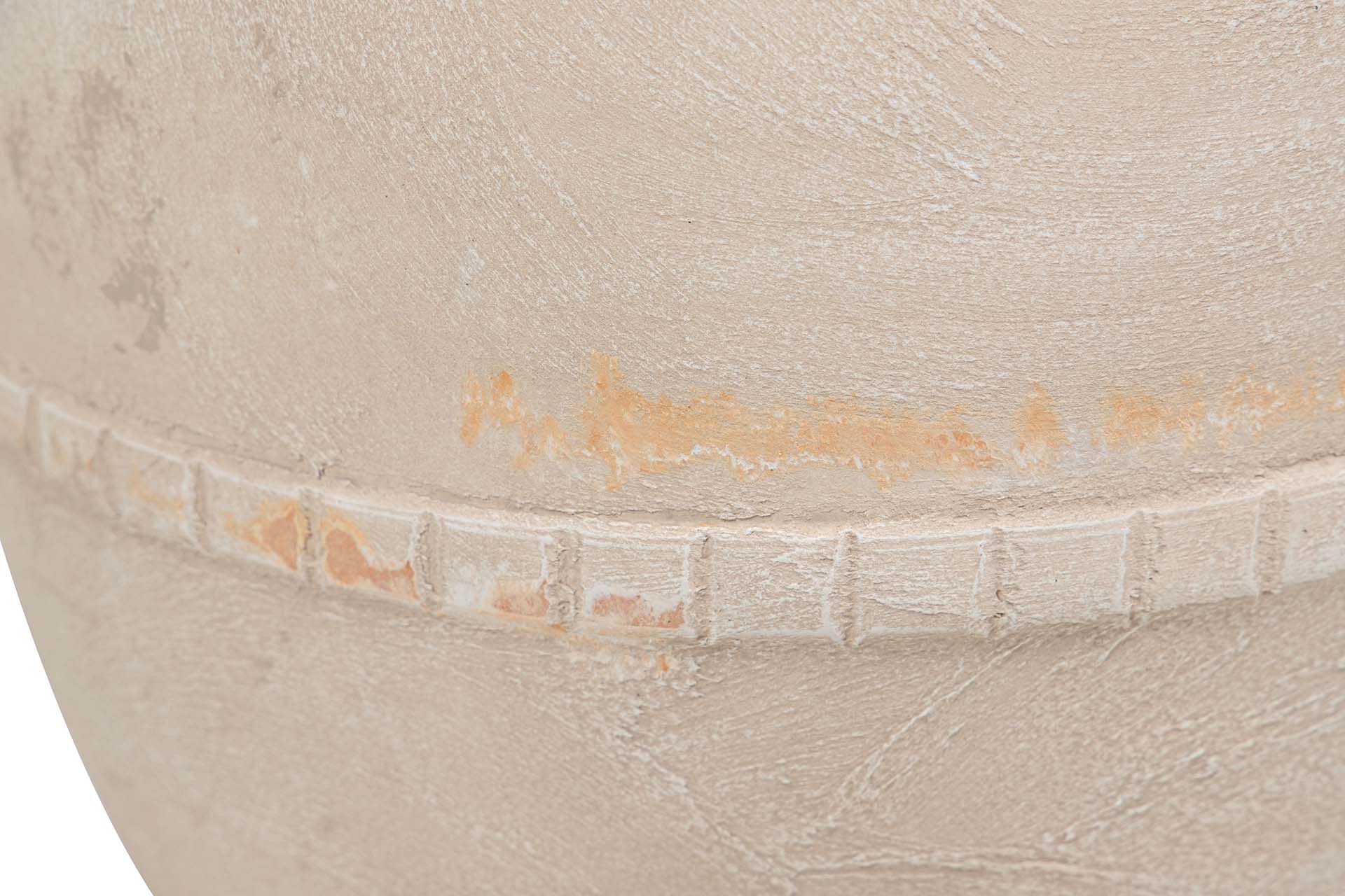 JARRON CERAMICA BEIGE 27x27x50 CM