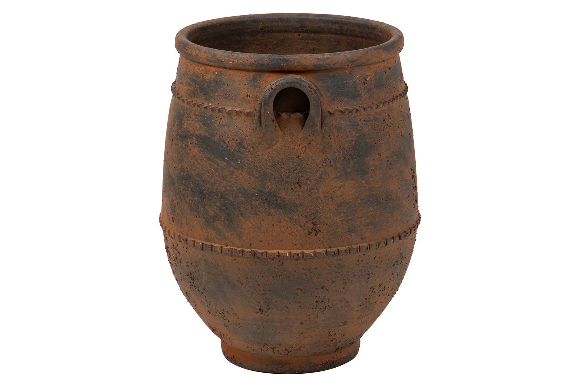 JARRON CERAMICA MARRON 40x40x50 CM