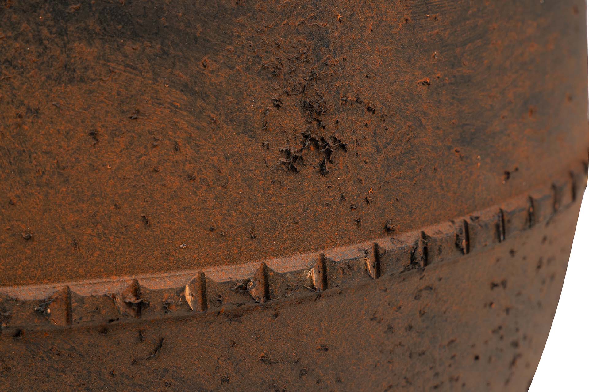 JARRON CERAMICA MARRON 40x40x50 CM