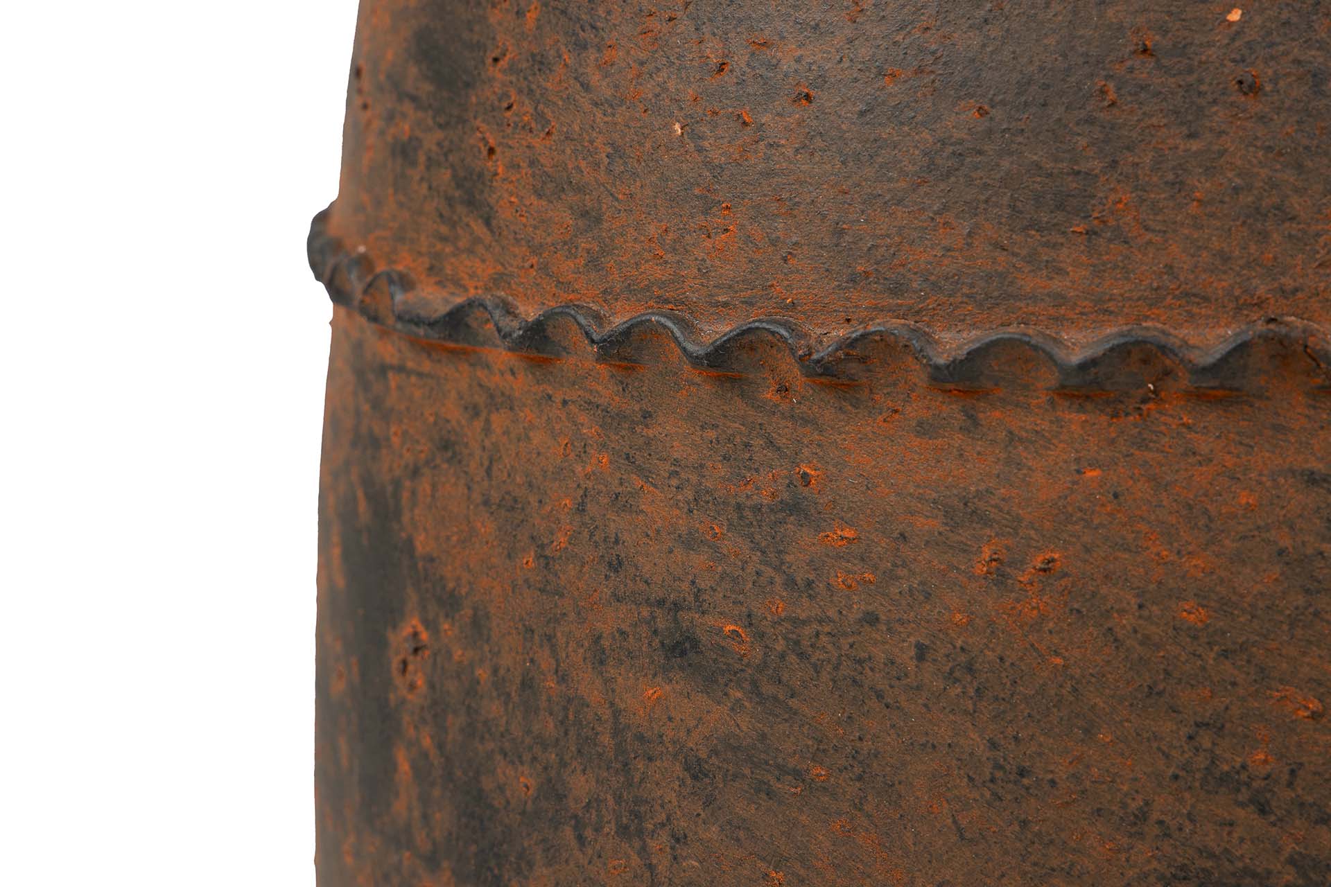 JARRON CERAMICA MARRON 35x35x43 CM