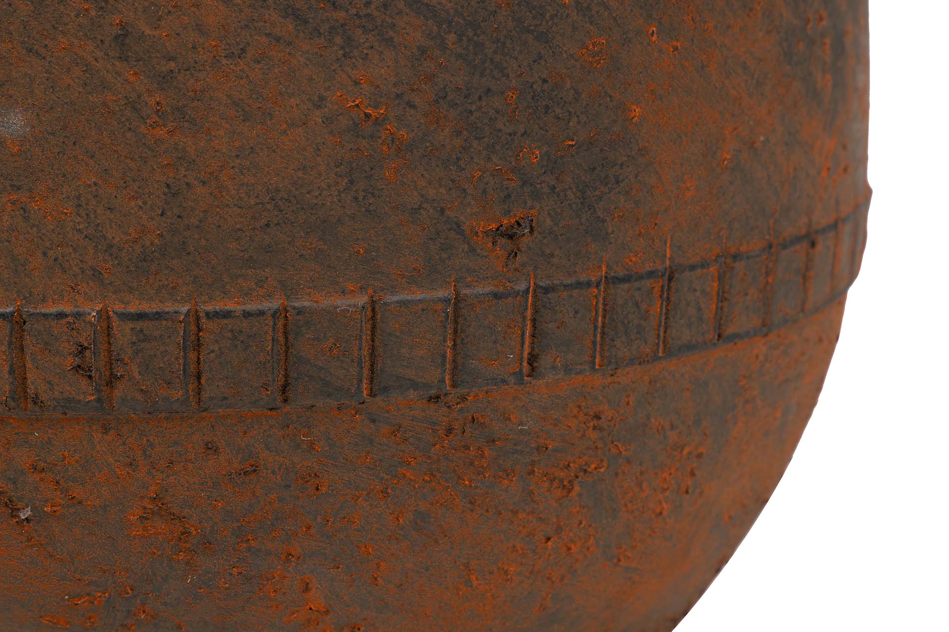 JARRON CERAMICA MARRON 35x35x43 CM