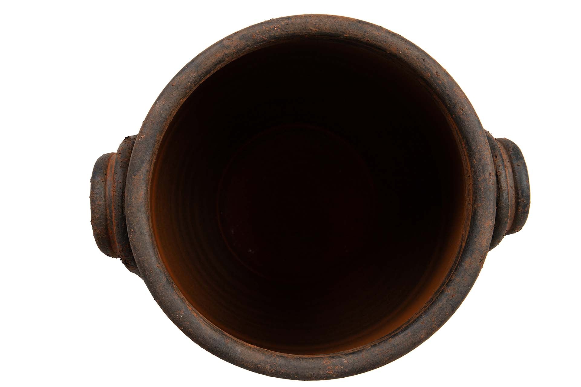JARRON CERAMICA MARRON 35x35x43 CM