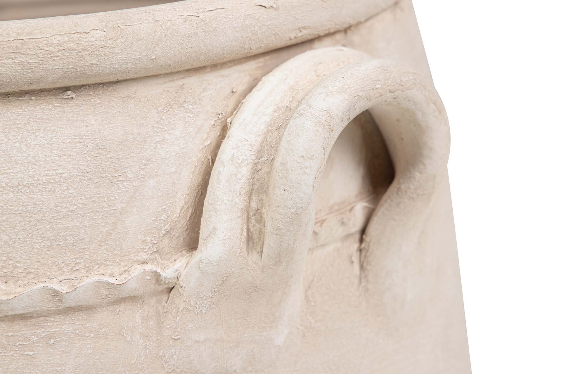 JARRON CERAMICA BEIGE 35x35x43 CM