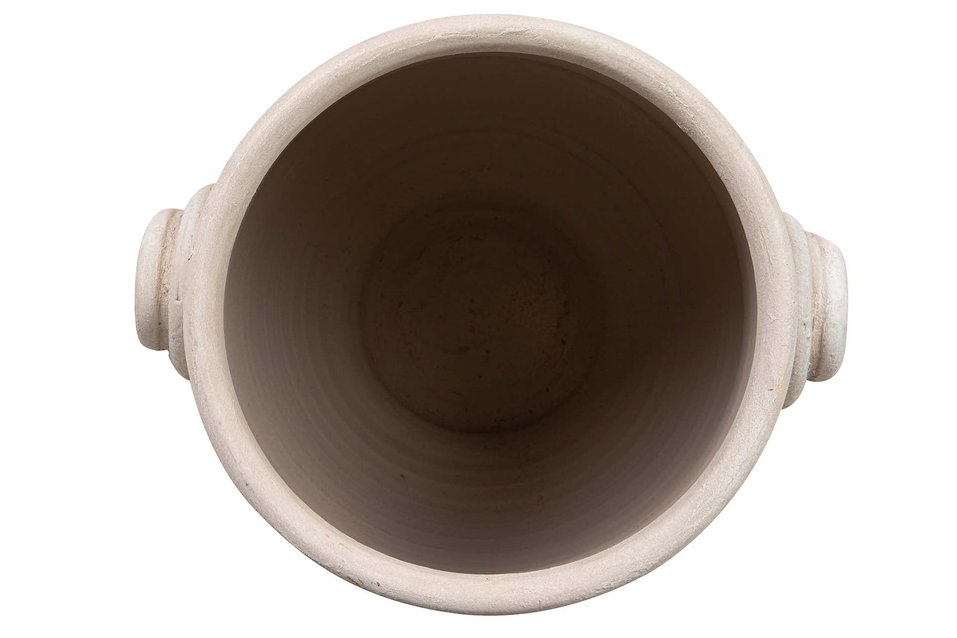 JARRON CERAMICA BEIGE 35x35x43 CM