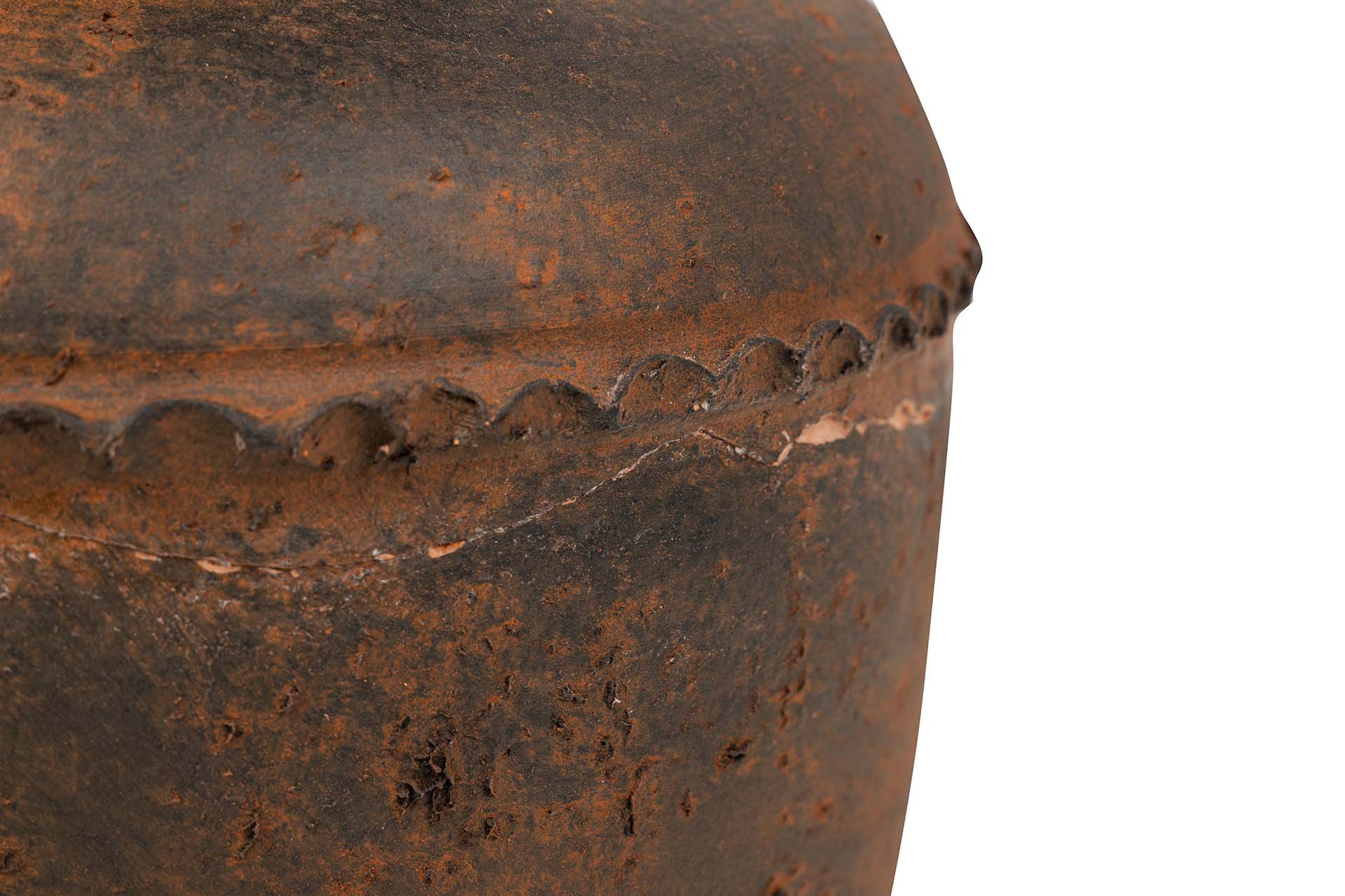 JARRON CERAMICA MARRON 24x24x40 CM