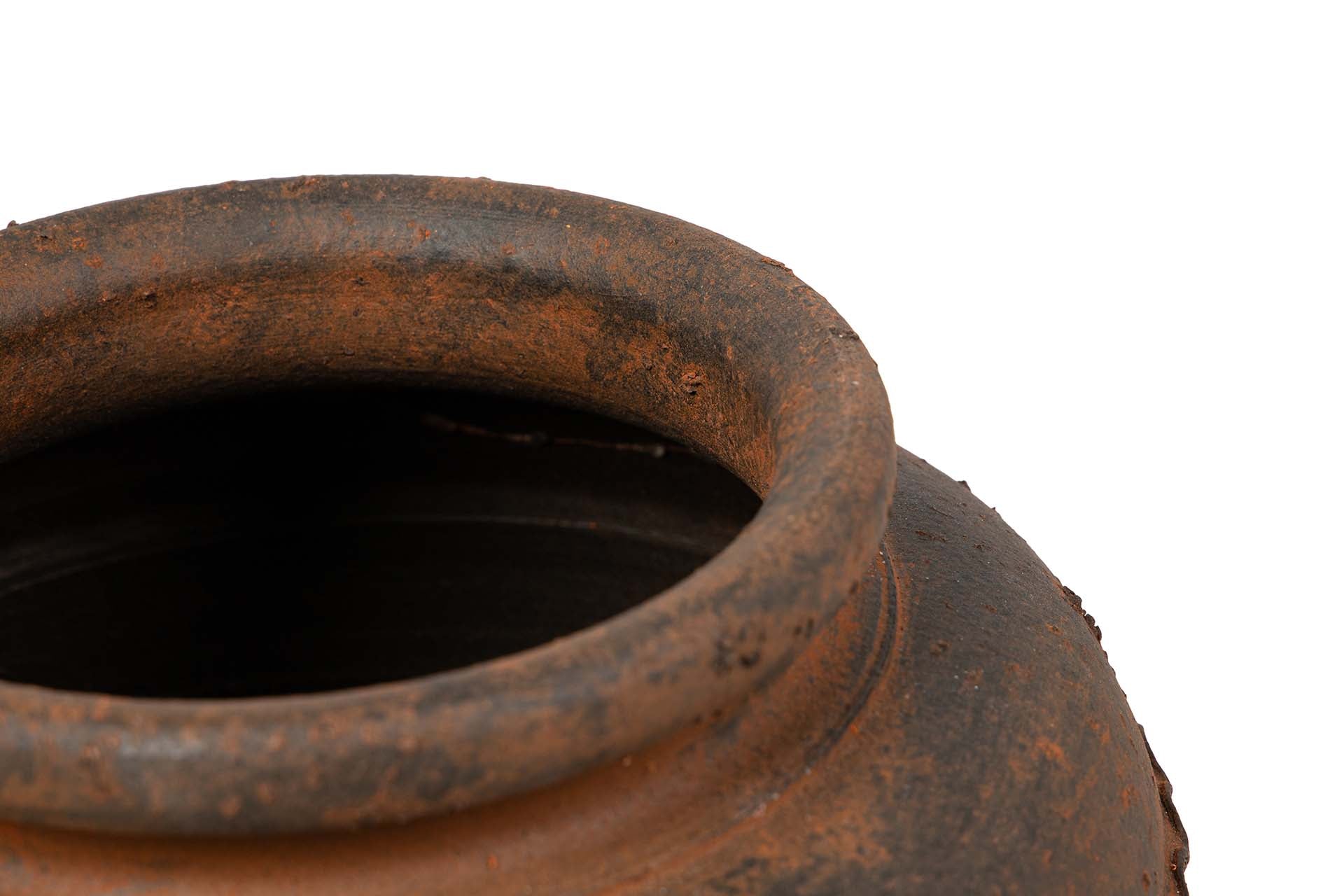 JARRON CERAMICA MARRON 24x24x40 CM