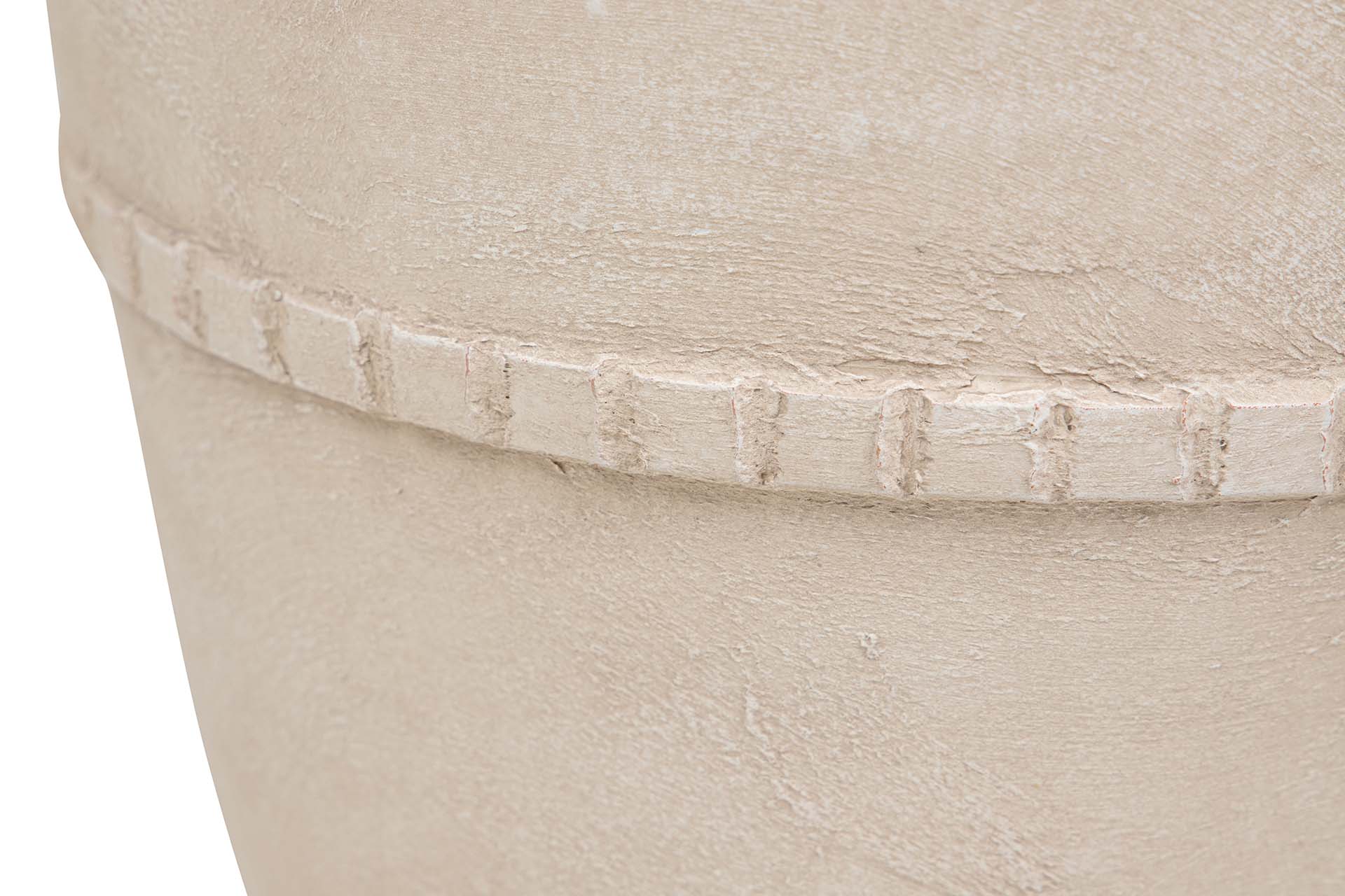 JARRON CERAMICA BEIGE 27x27x50 CM