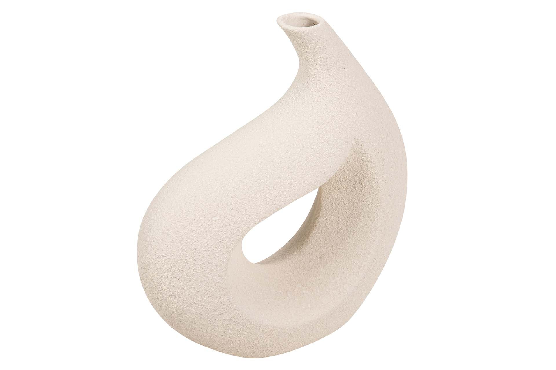 JARRON CERAMICA BEIGE 35x12x50 CM