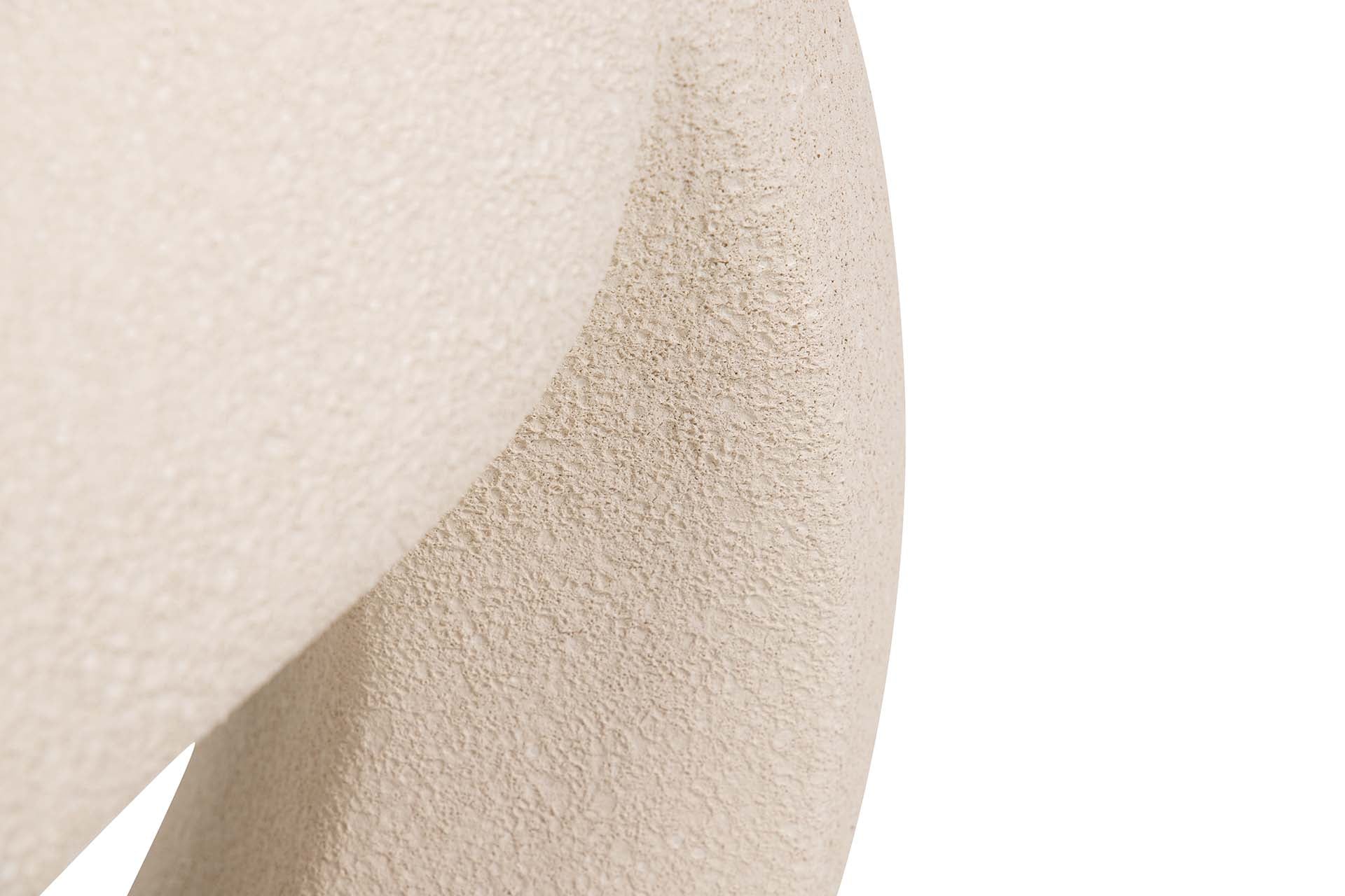 JARRON CERAMICA BEIGE 35x12x50 CM