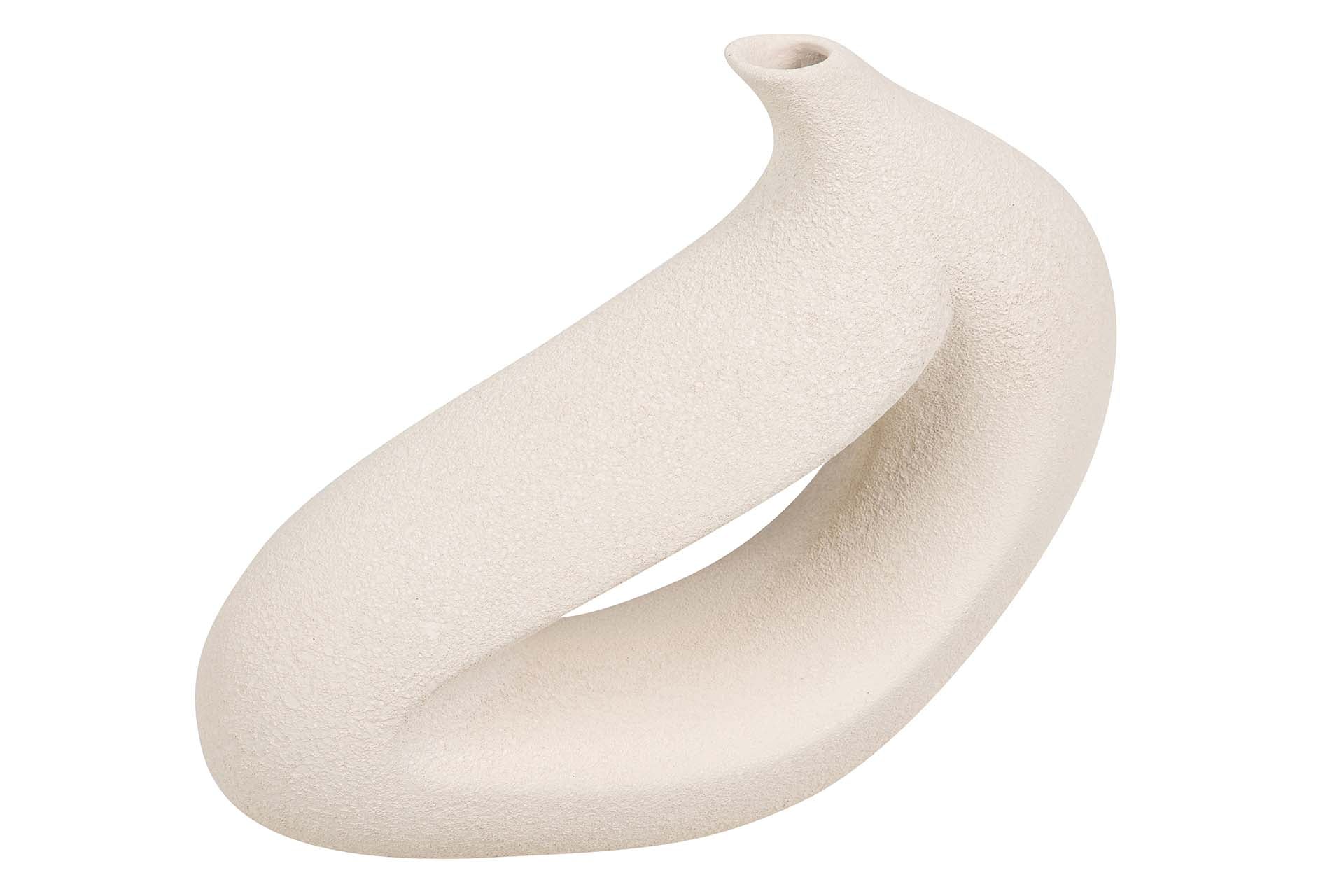 JARRON CERAMICA BEIGE 40x12x32 CM