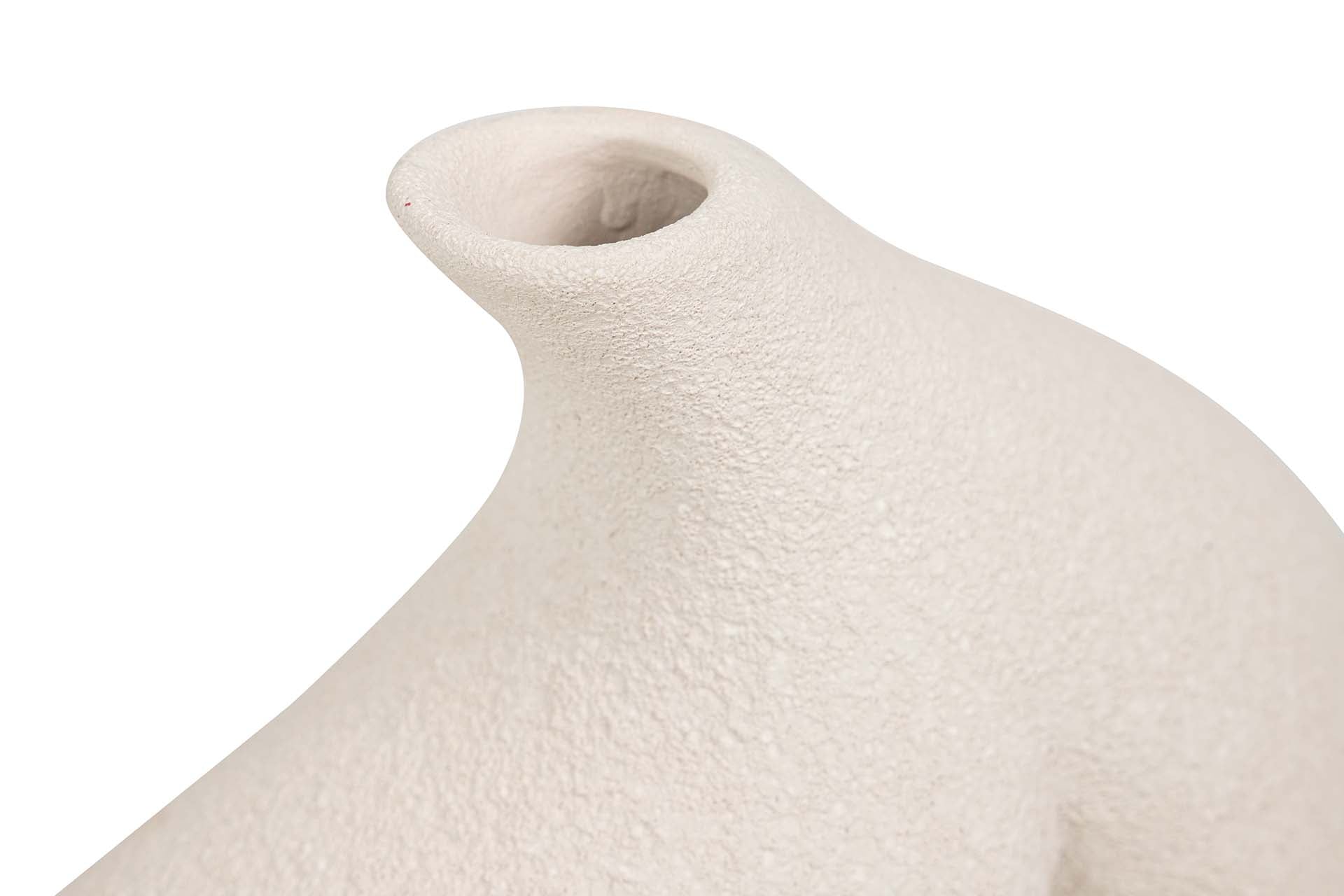 JARRON CERAMICA BEIGE 40x12x32 CM