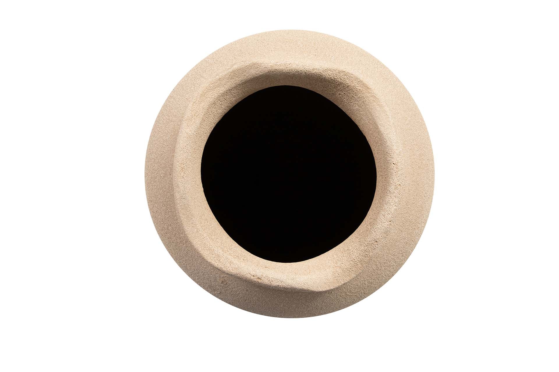 JARRON CERAMICA MARRON 30x30x80 CM