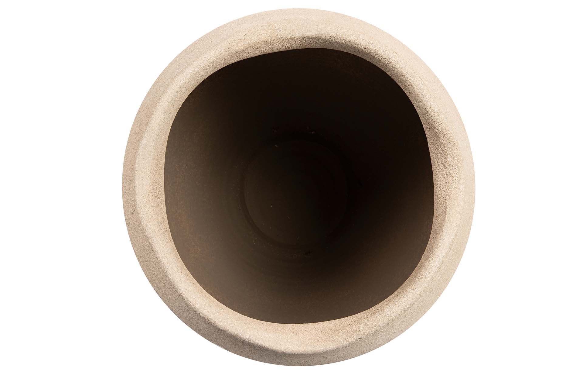 JARDINEIRA DE CERÂMICA MARROM 39x39x38 CM