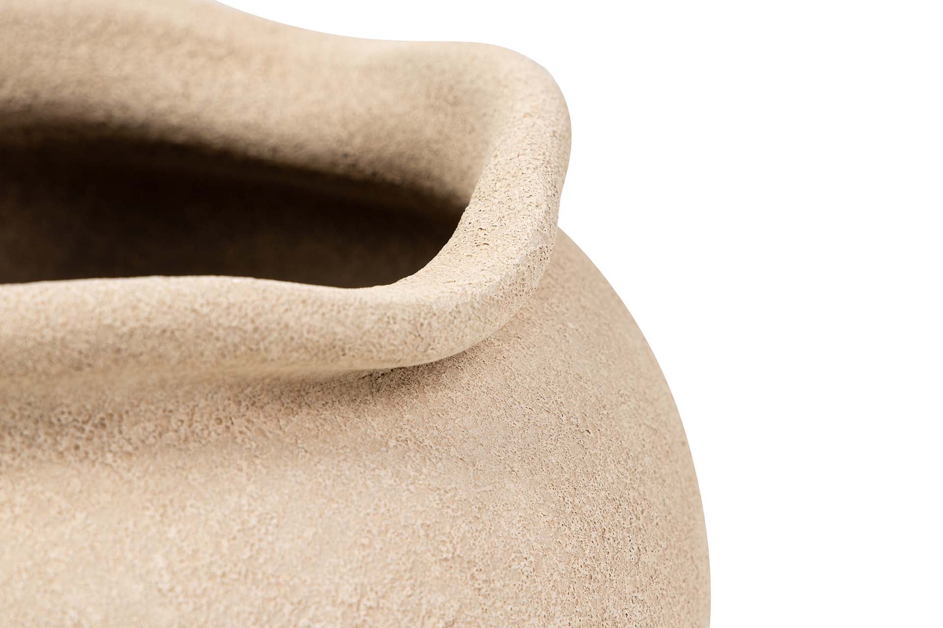 MACETERO CERAMICA MARRON 31x31x28 CM