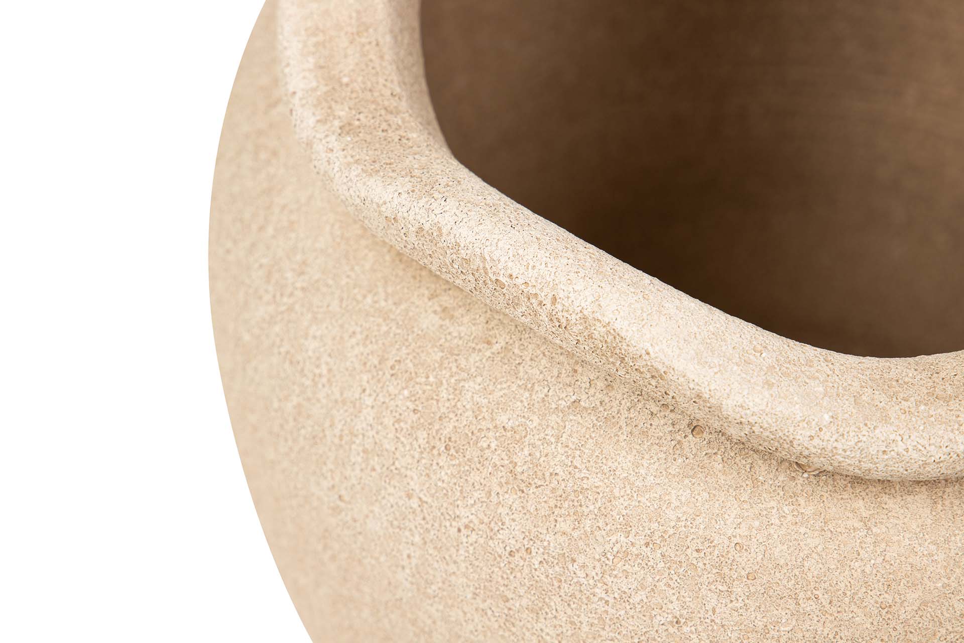 MACETERO CERAMICA MARRON 28x28x23 CM