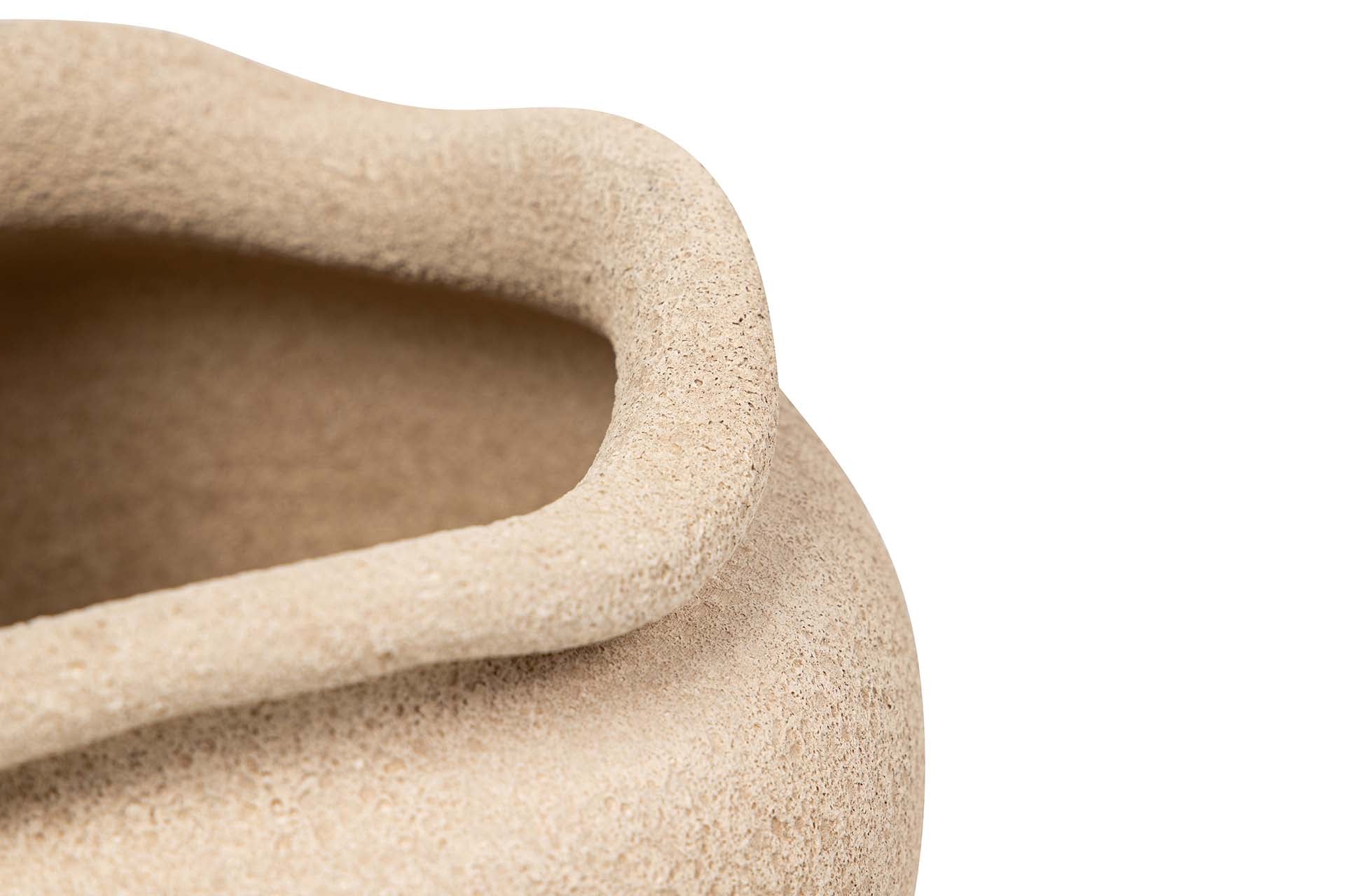 MACETERO CERAMICA MARRON 23x23x19 CM