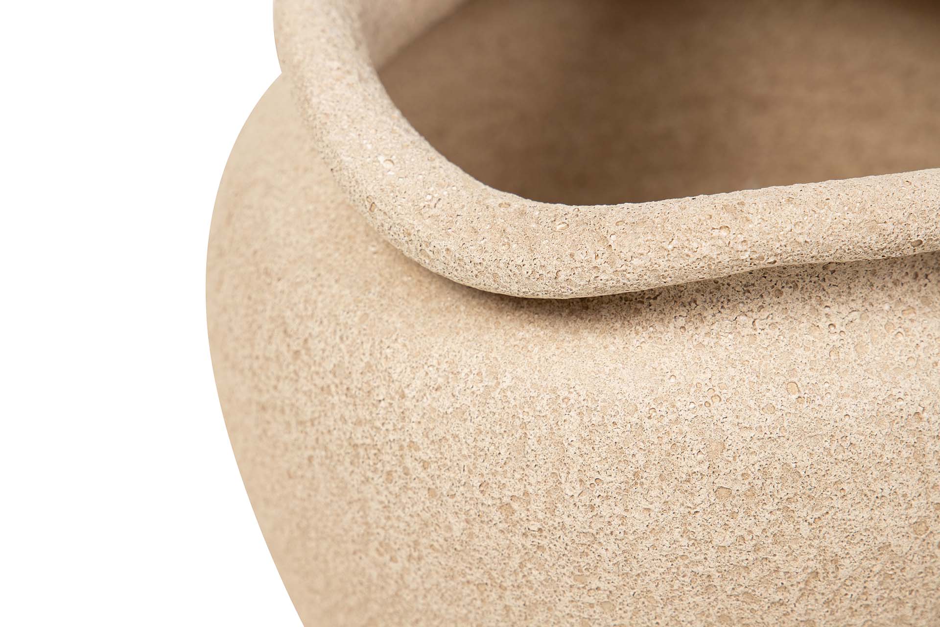 MACETERO CERAMICA MARRON 23x23x19 CM