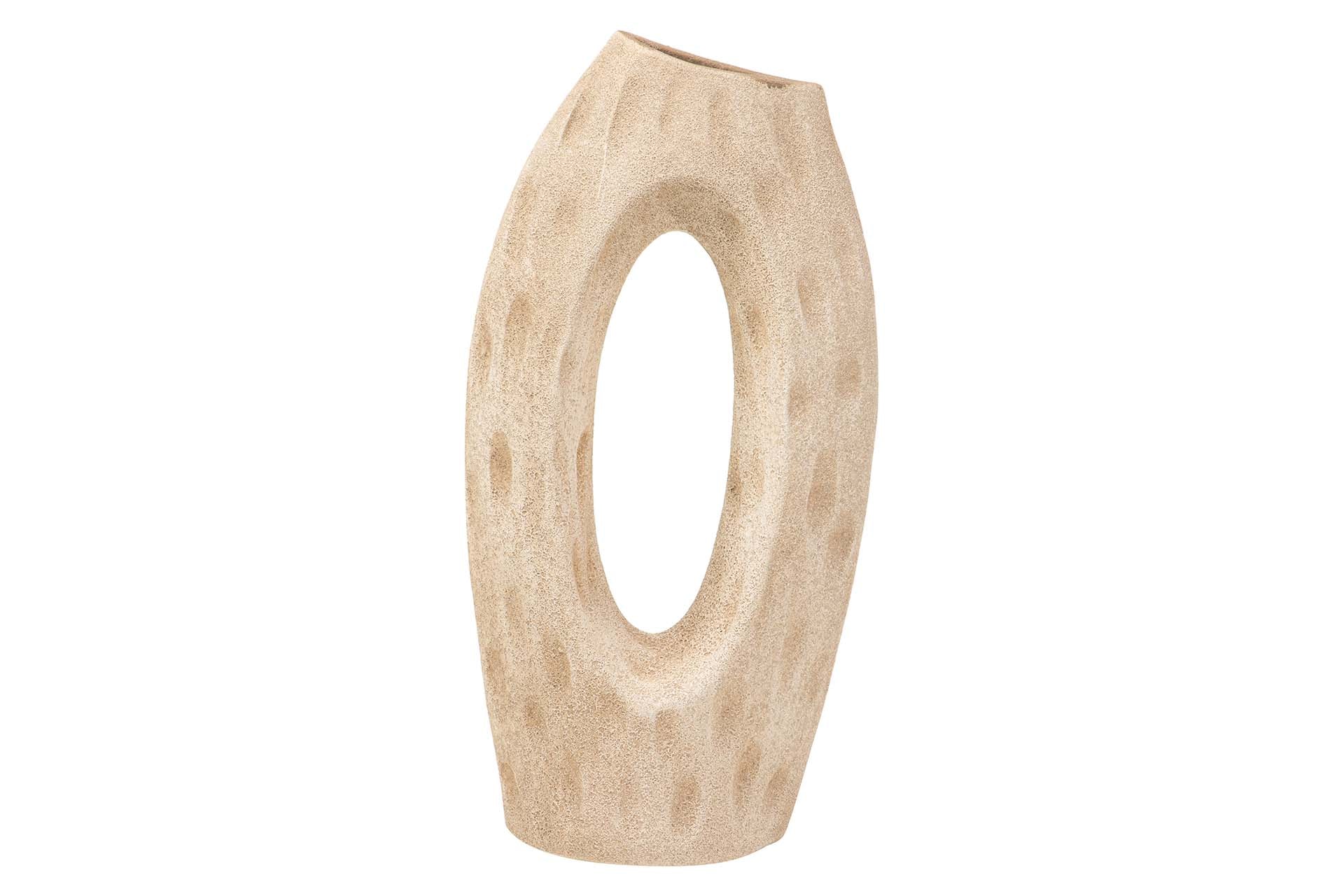 JARRON CERAMICA MARRON 24x12x50 CM