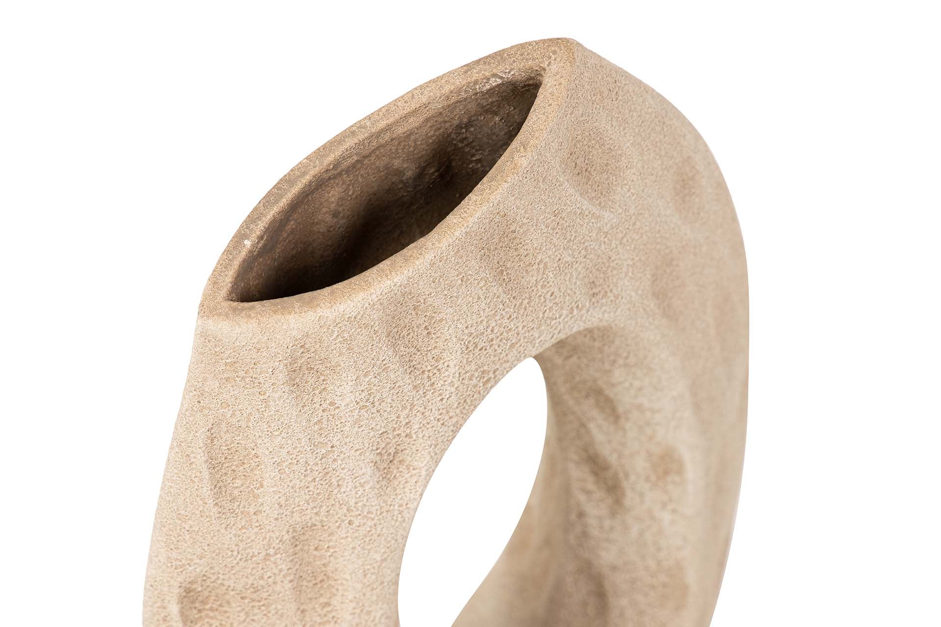 JARRON CERAMICA MARRON 24x12x50 CM