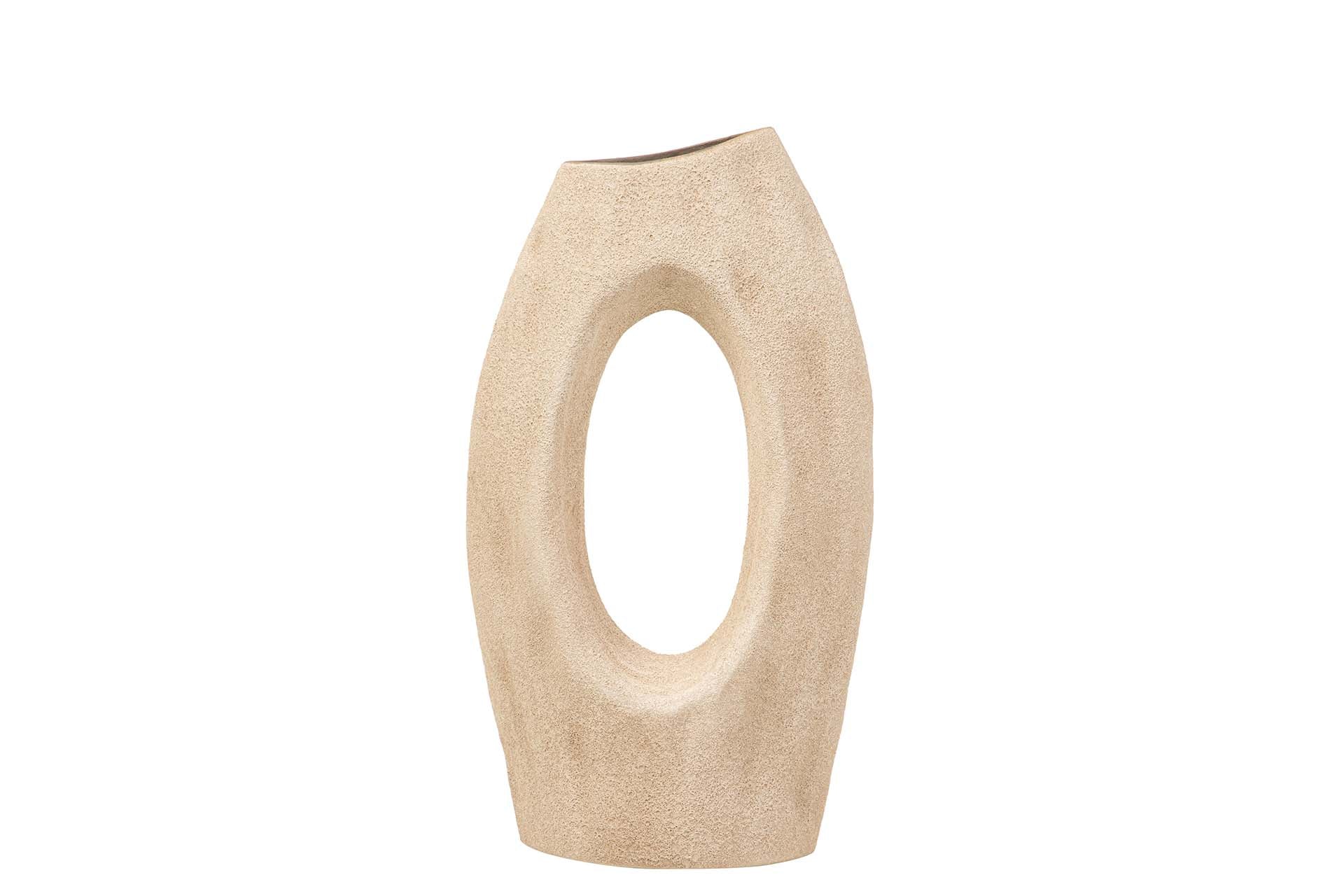 JARRON CERAMICA MARRON 23x12x40 CM
