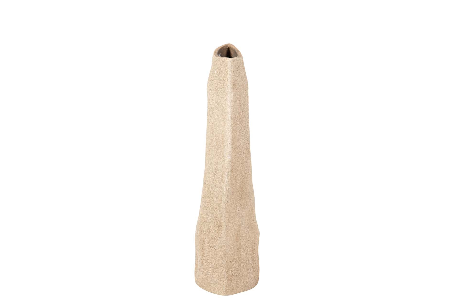 JARRON CERAMICA MARRON 23x12x40 CM