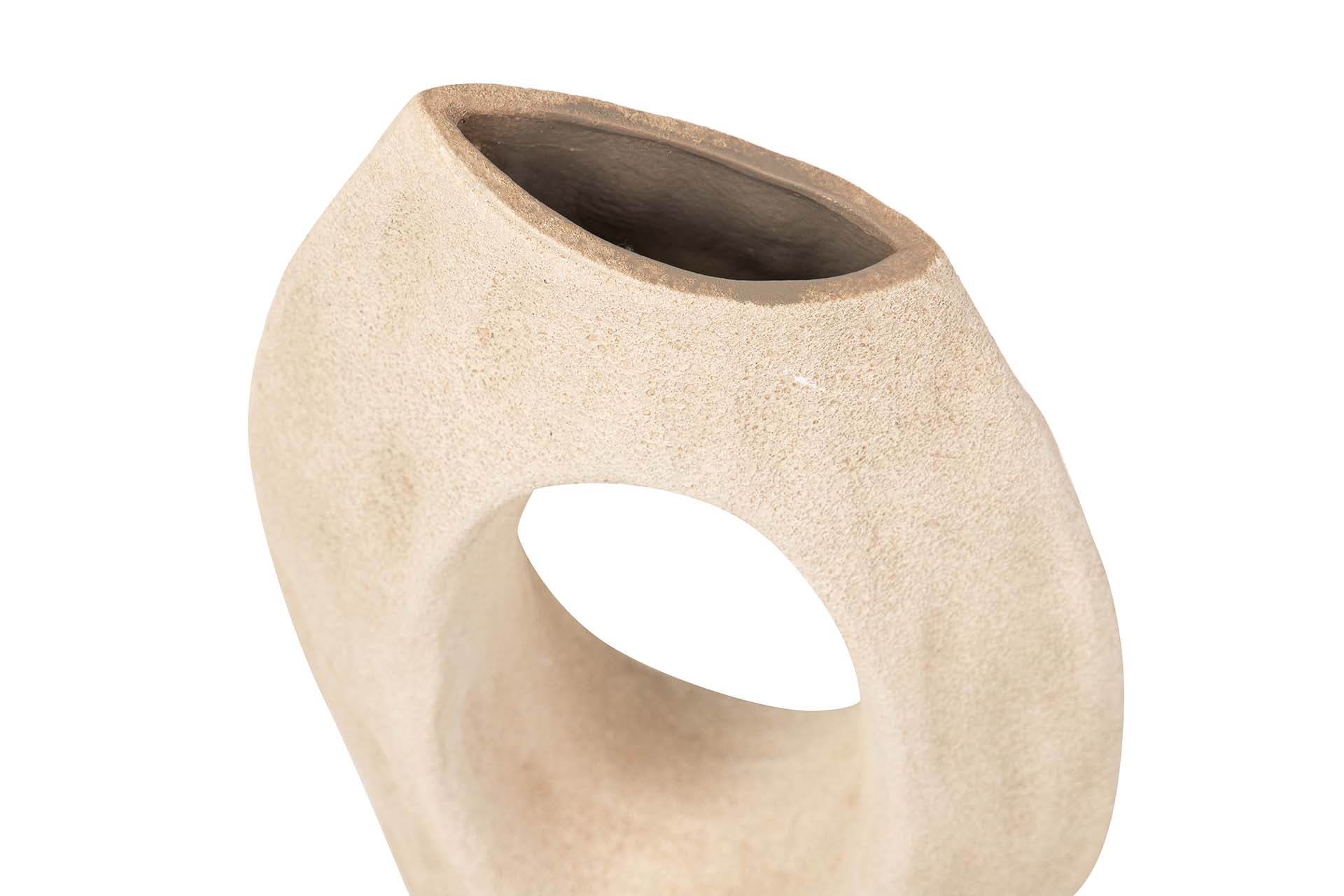 JARRON CERAMICA MARRON 23x12x40 CM