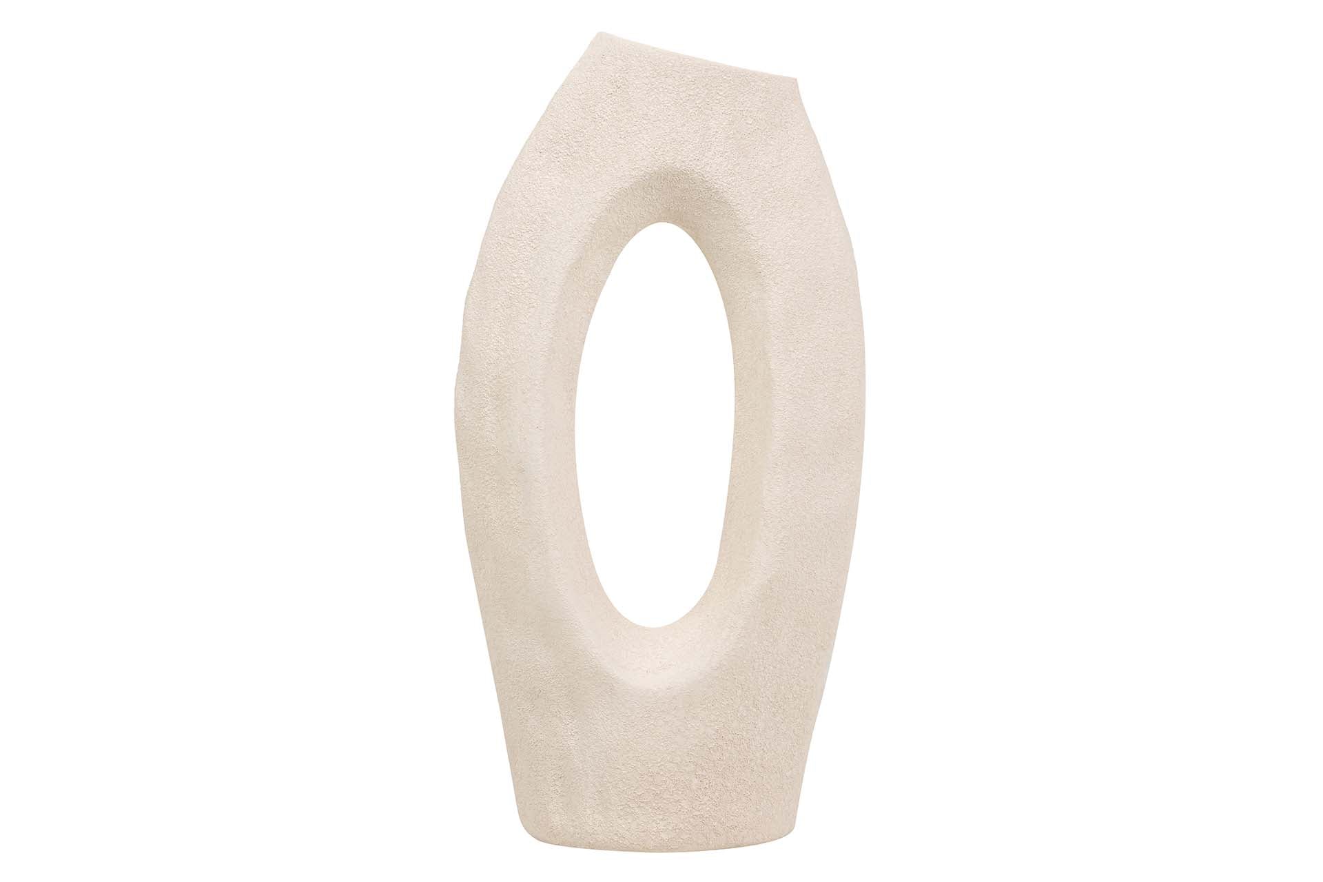 JARRON CERAMICA BEIGE 24x12x50 CM