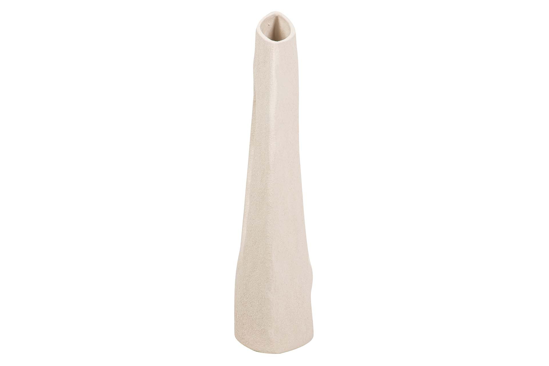 JARRON CERAMICA BEIGE 24x12x50 CM