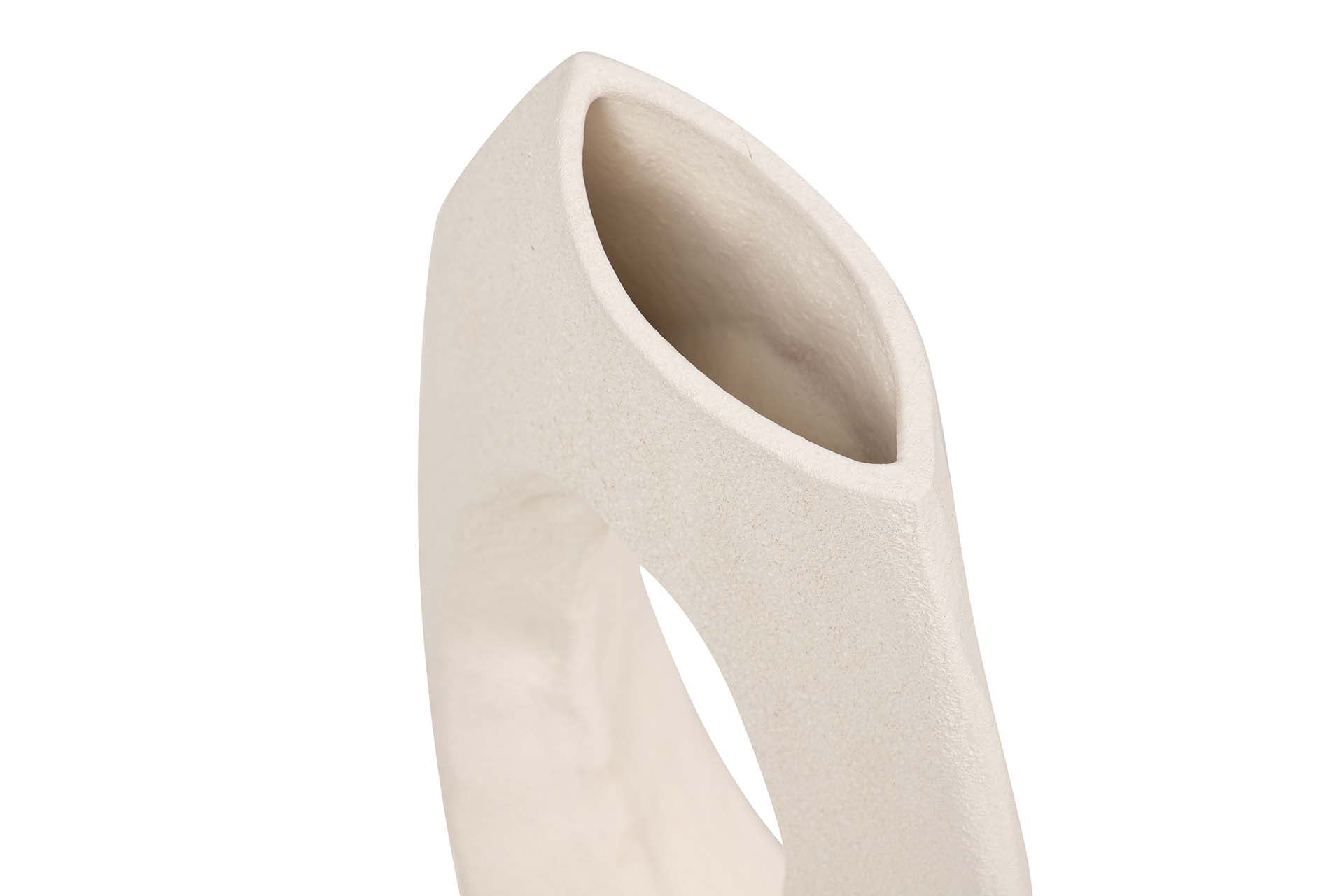 JARRON CERAMICA BEIGE 24x12x50 CM