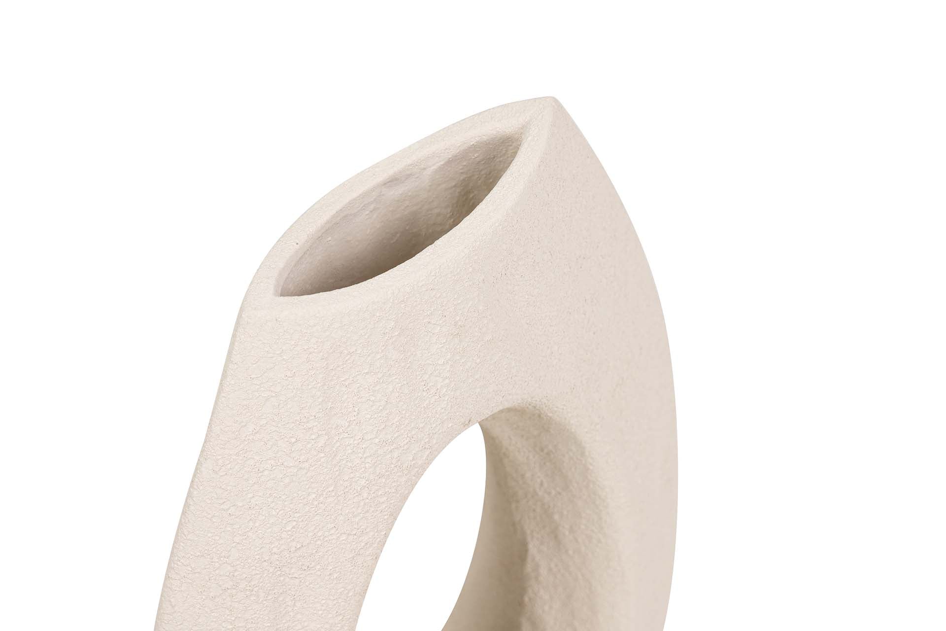 JARRON CERAMICA BEIGE 23x12x40 CM