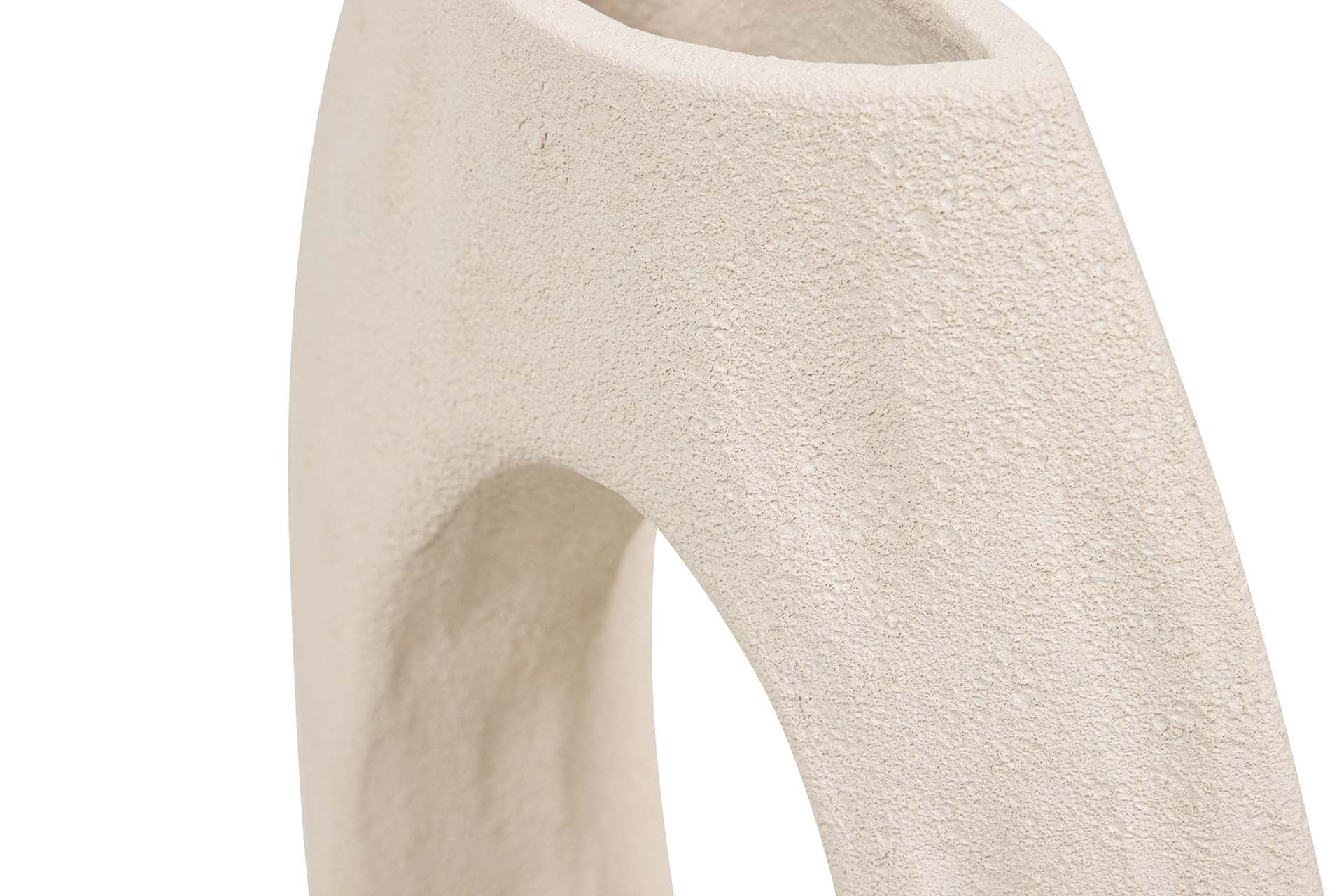 JARRON CERAMICA BEIGE 23x12x40 CM