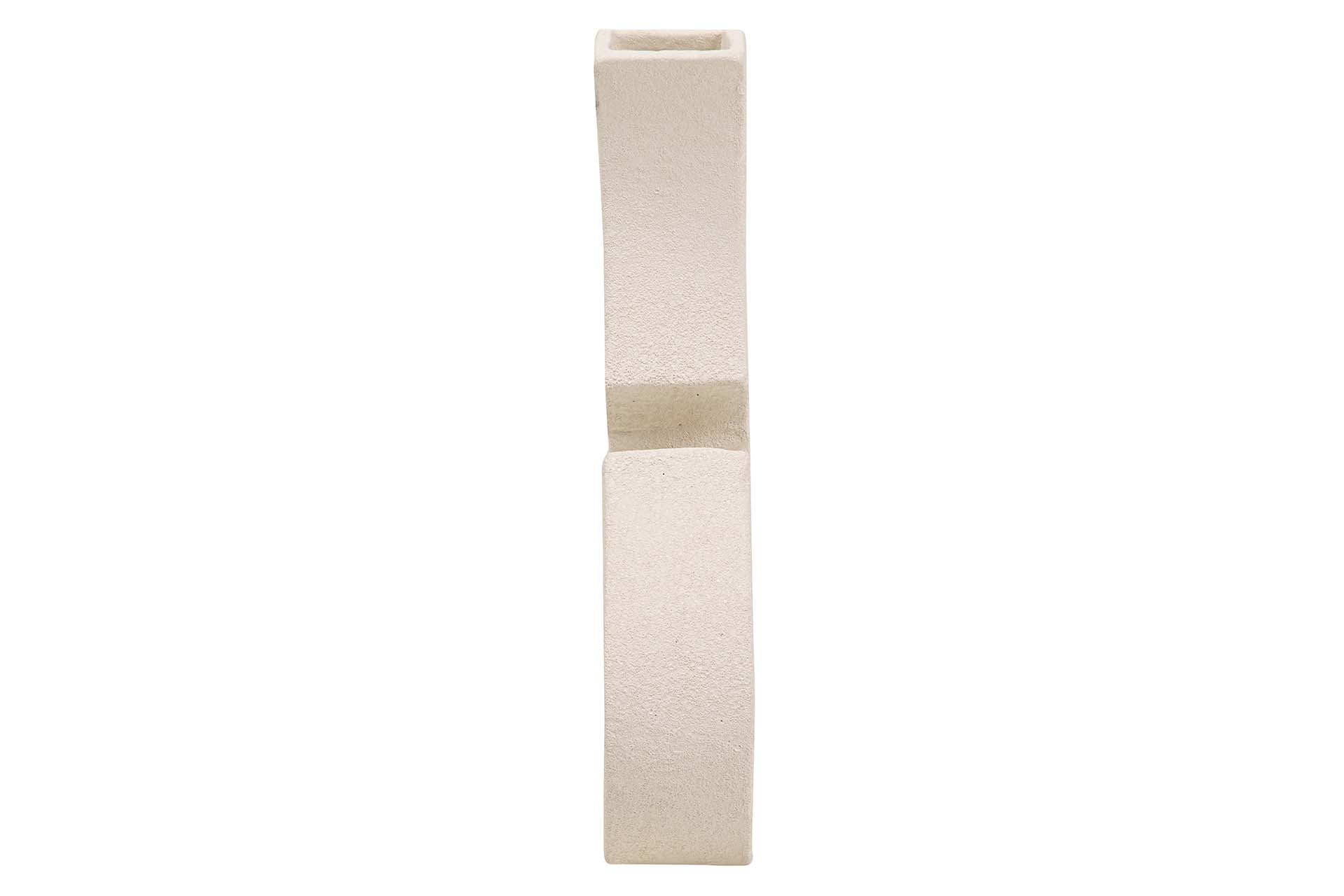 BEIGE CERAMIC VASE 19x7x34 CM