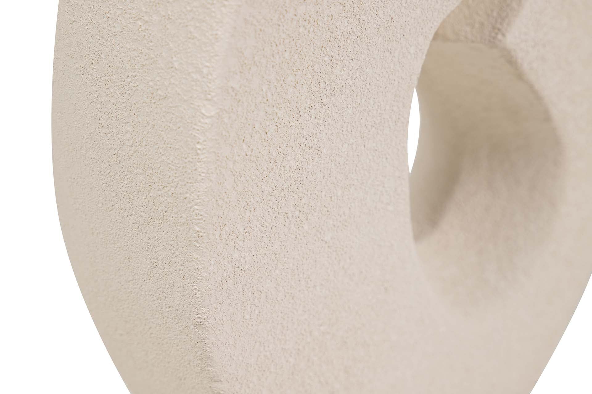 BEIGE CERAMIC VASE 19x7x34 CM