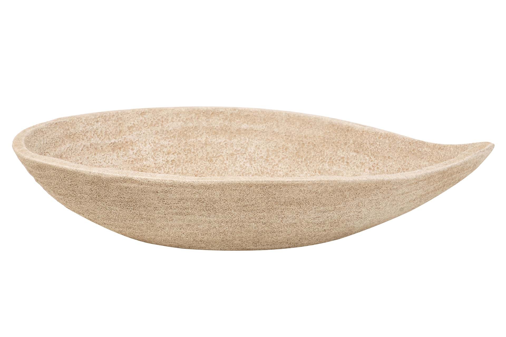 CENTRO DE MESA CERAMICA MARRON 42x23x8 CM