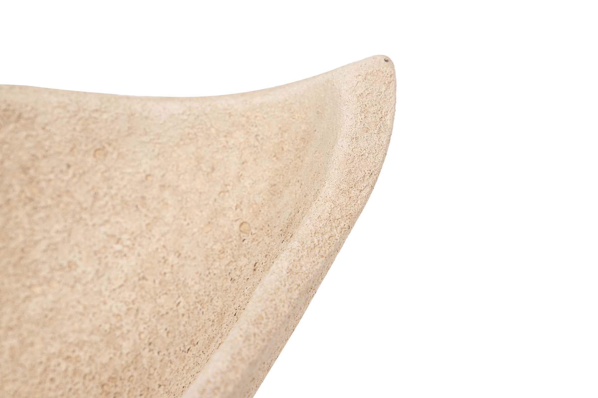 CENTRO DE MESA CERAMICA MARRON 35x20x8 CM