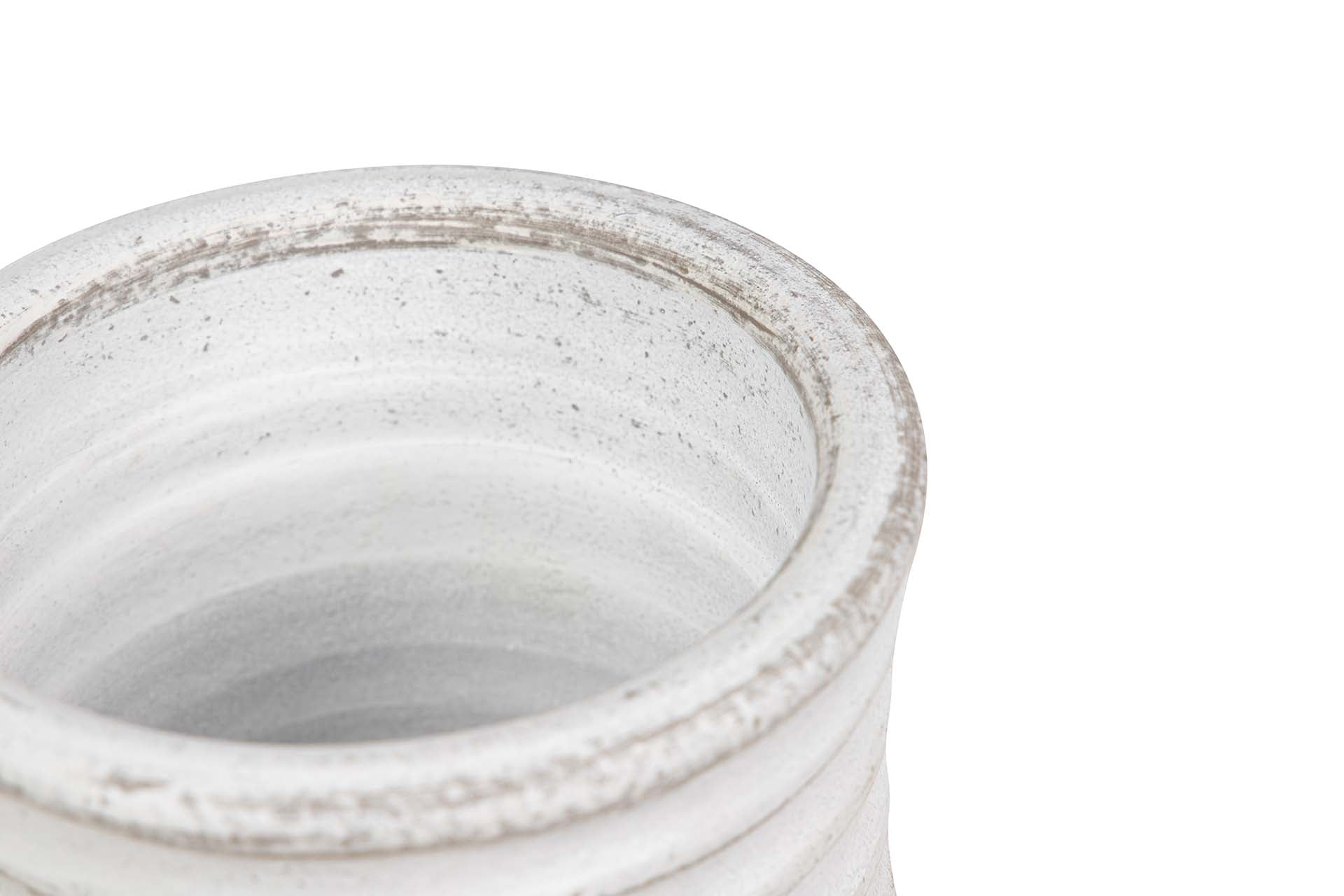 JARRON CERAMICA BLANCO 21x21x60 CM