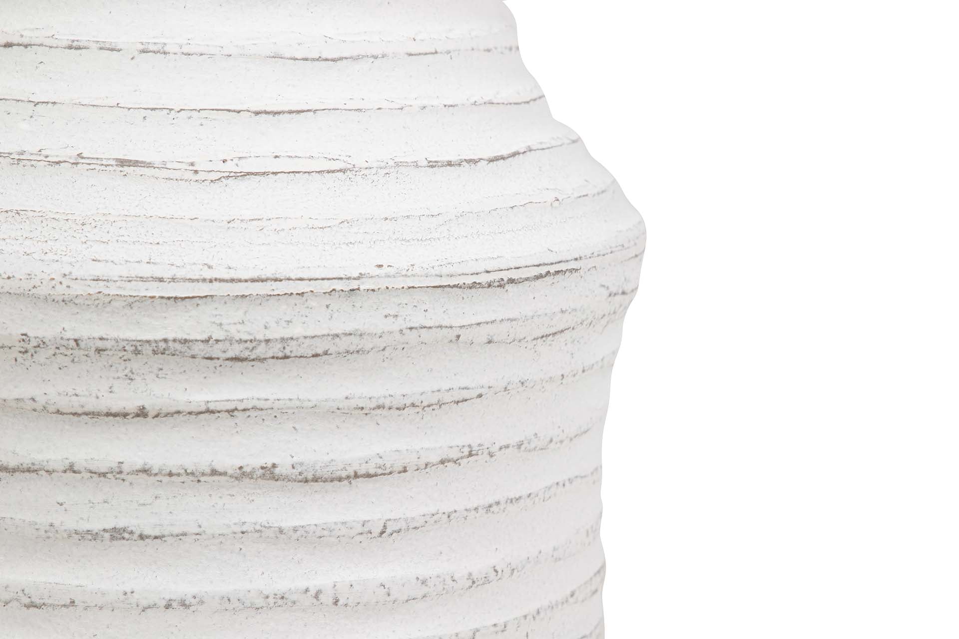 JARRON CERAMICA BLANCO 21x21x60 CM