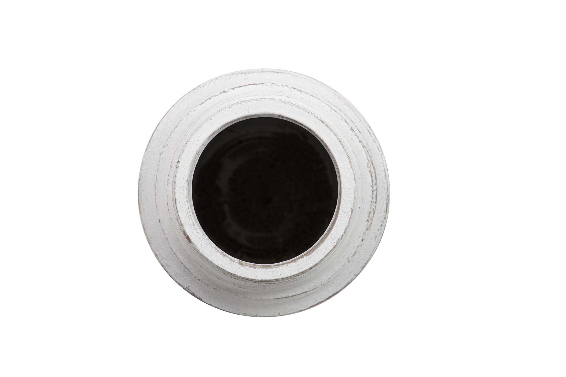 JARRON CERAMICA BLANCO 21x21x30 CM