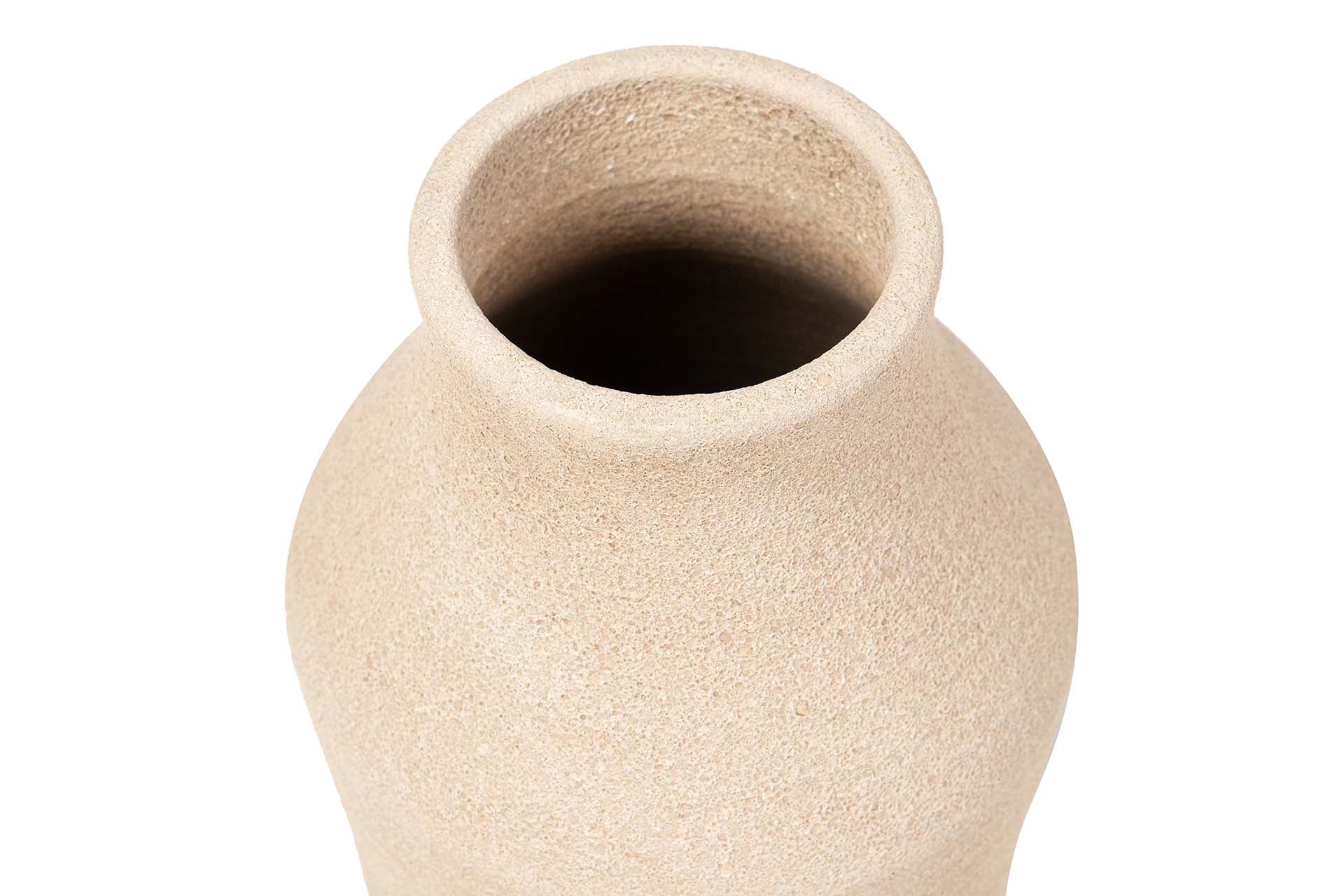 JARRON CERAMICA MARRON 25x25x40 CM