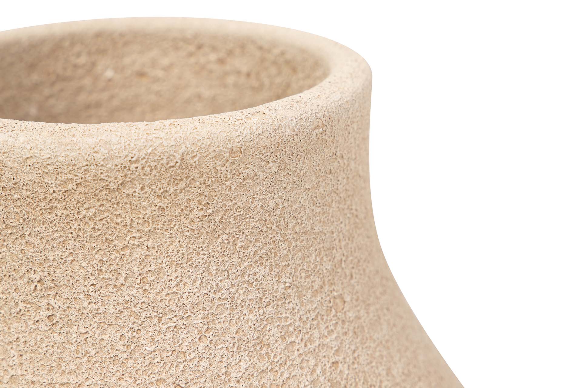 JARRON CERAMICA MARRON 25x25x40 CM