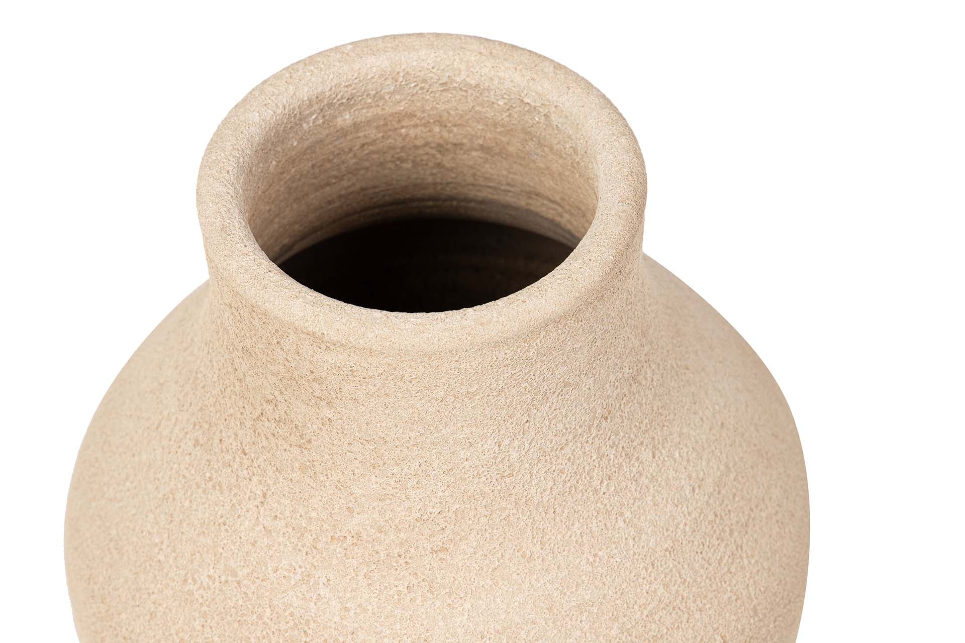 JARRON CERAMICA MARRON 28x28x60 CM