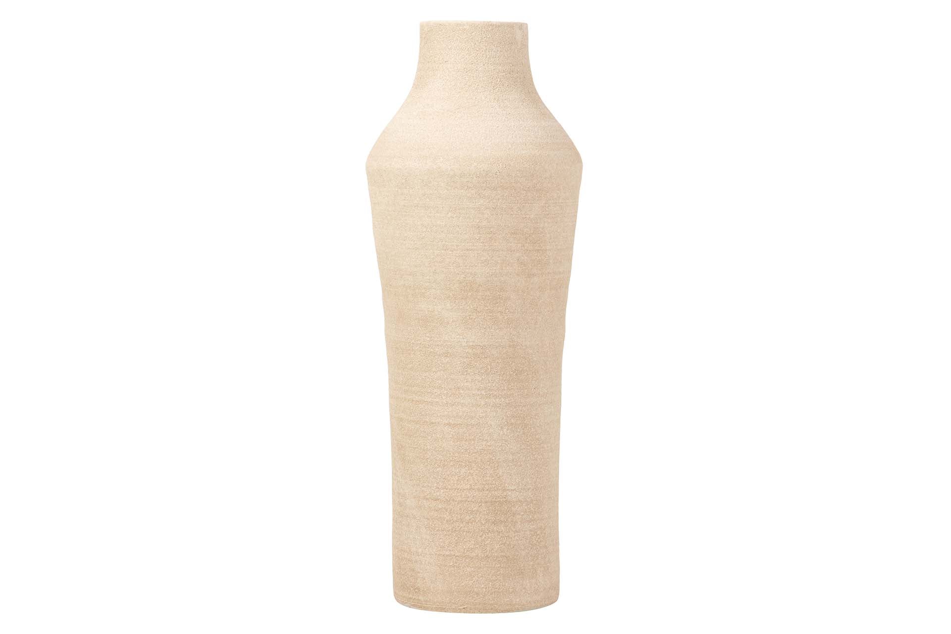 BROWN CERAMIC VASE 30x30x80 CM