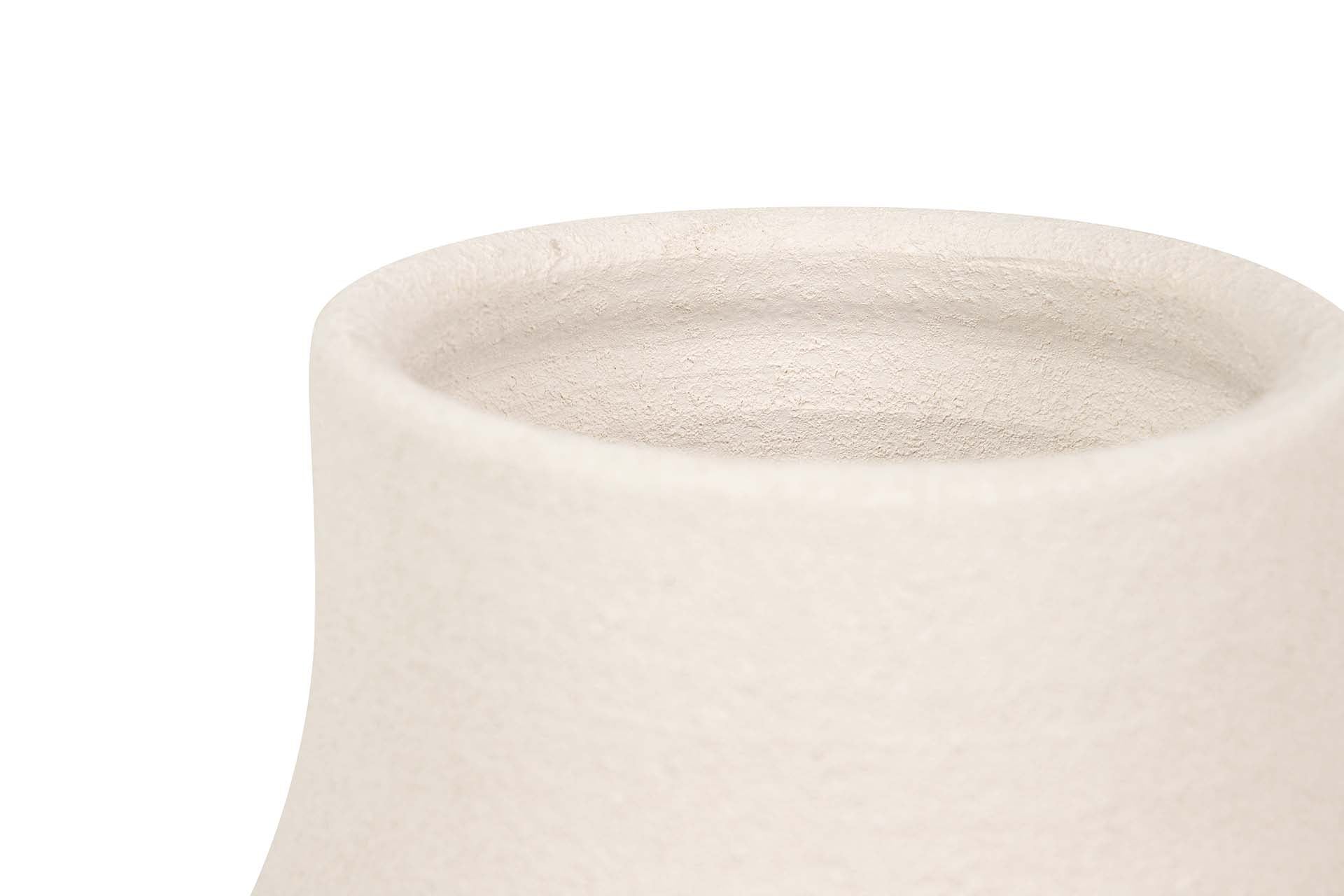 JARRON CERAMICA BEIGE 30x30x80 CM