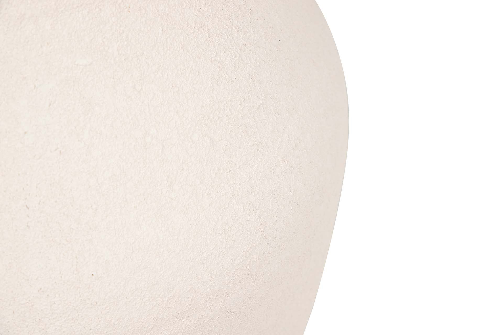 BEIGE CERAMIC VASE 30x30x80 CM