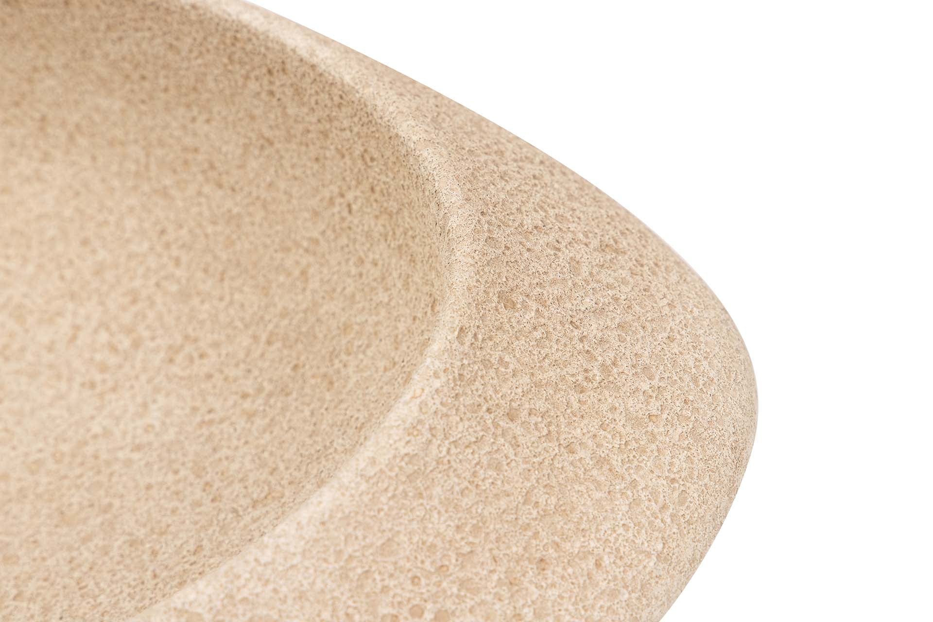 CENTRO DE MESA CERAMICA MARRON 63x52x12 CM
