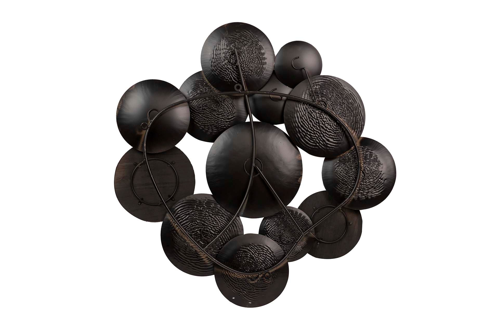 METAL WALL DECORATION 75x7x77 CM