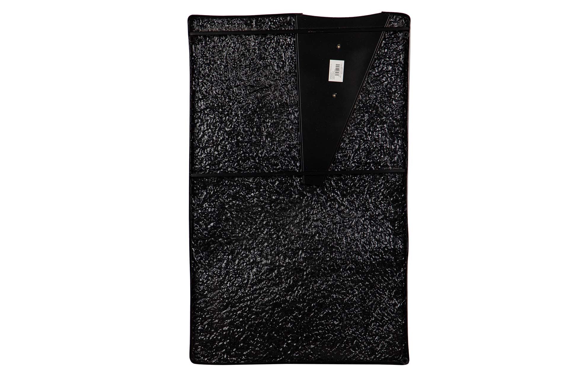 BLACK GOLD METAL WALL ORNAMENT 62x8x100 CM